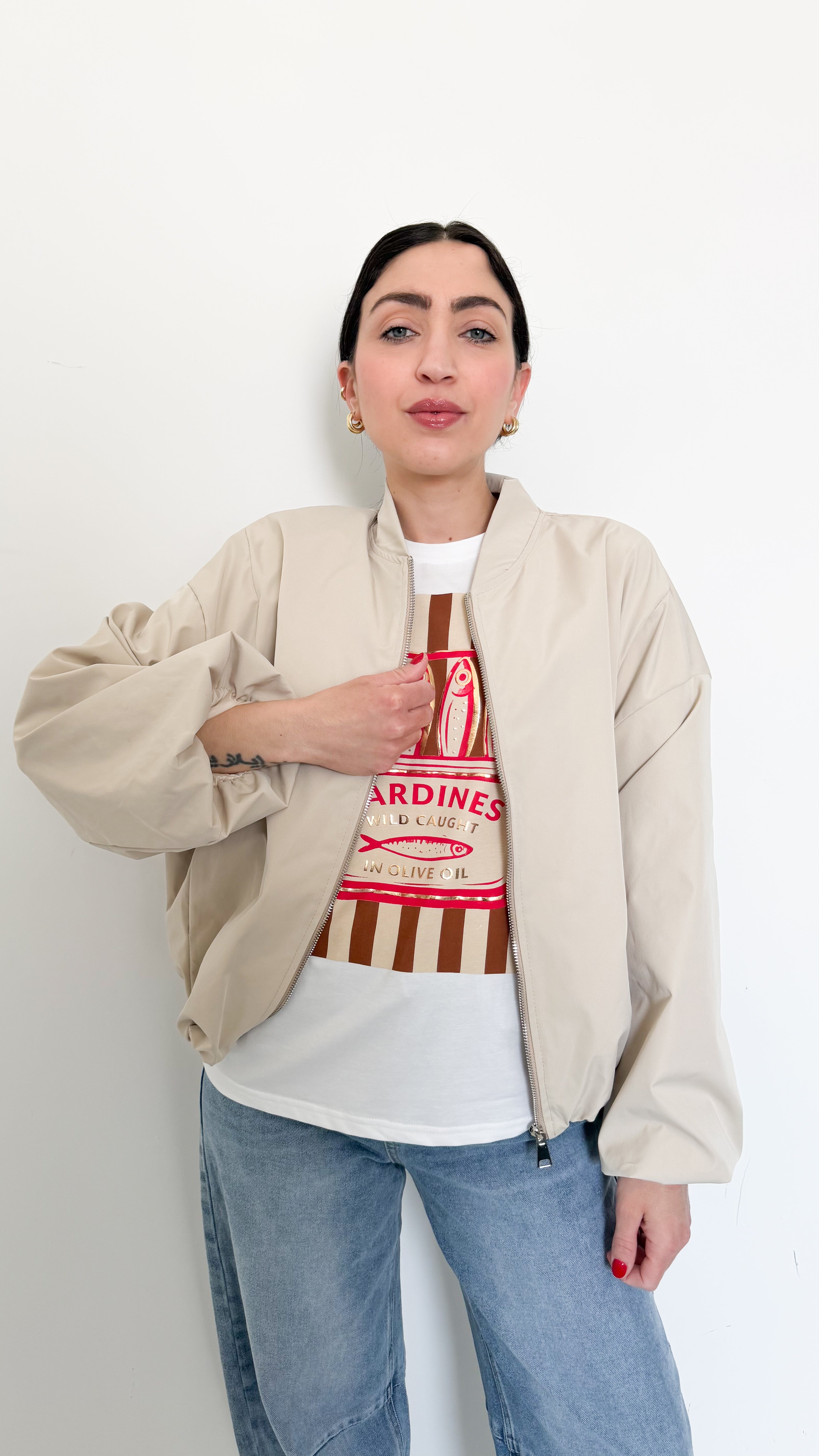 Giubbotto/Bomber Over Beige