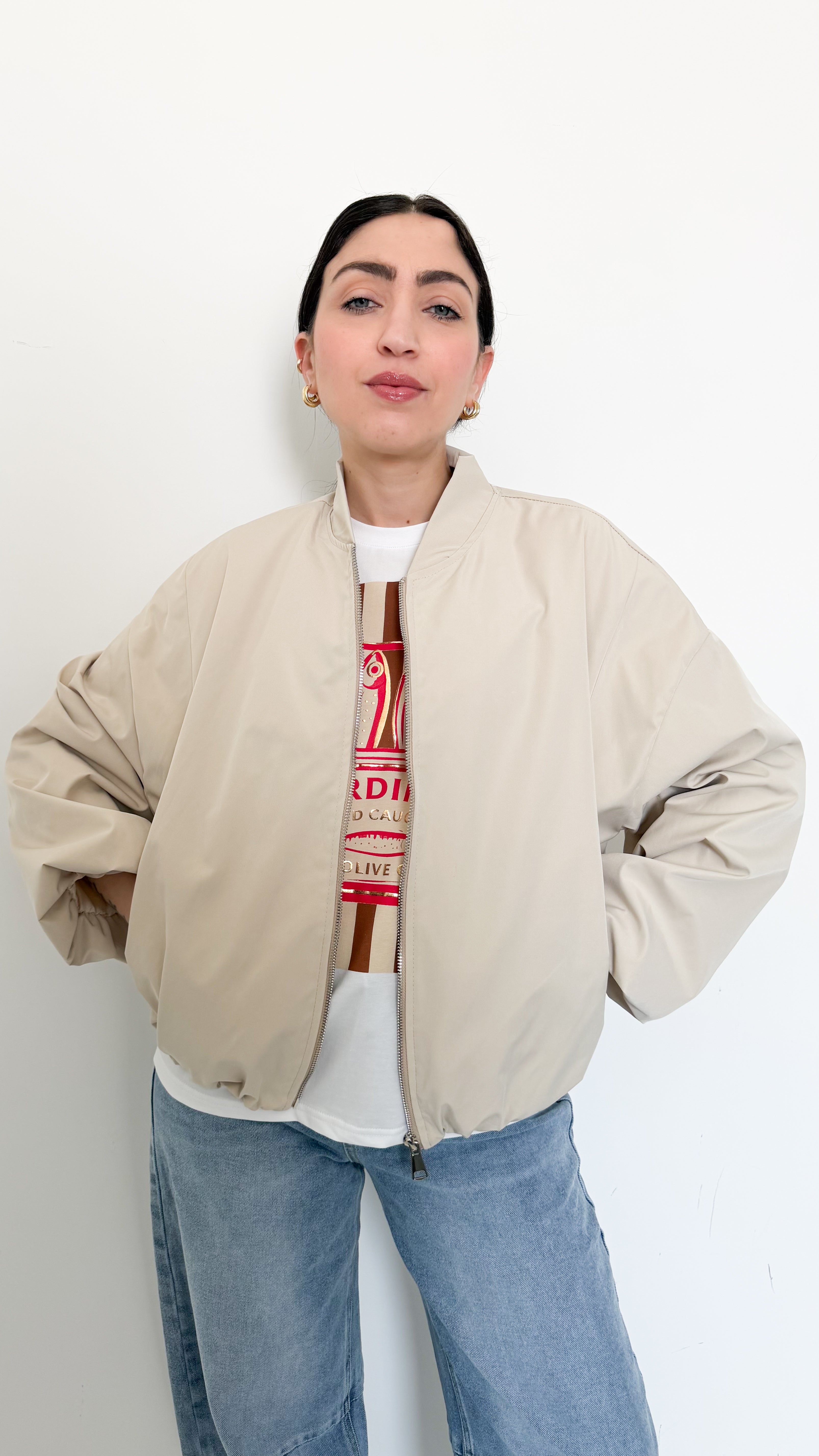 Giubbotto/Bomber Over Beige
