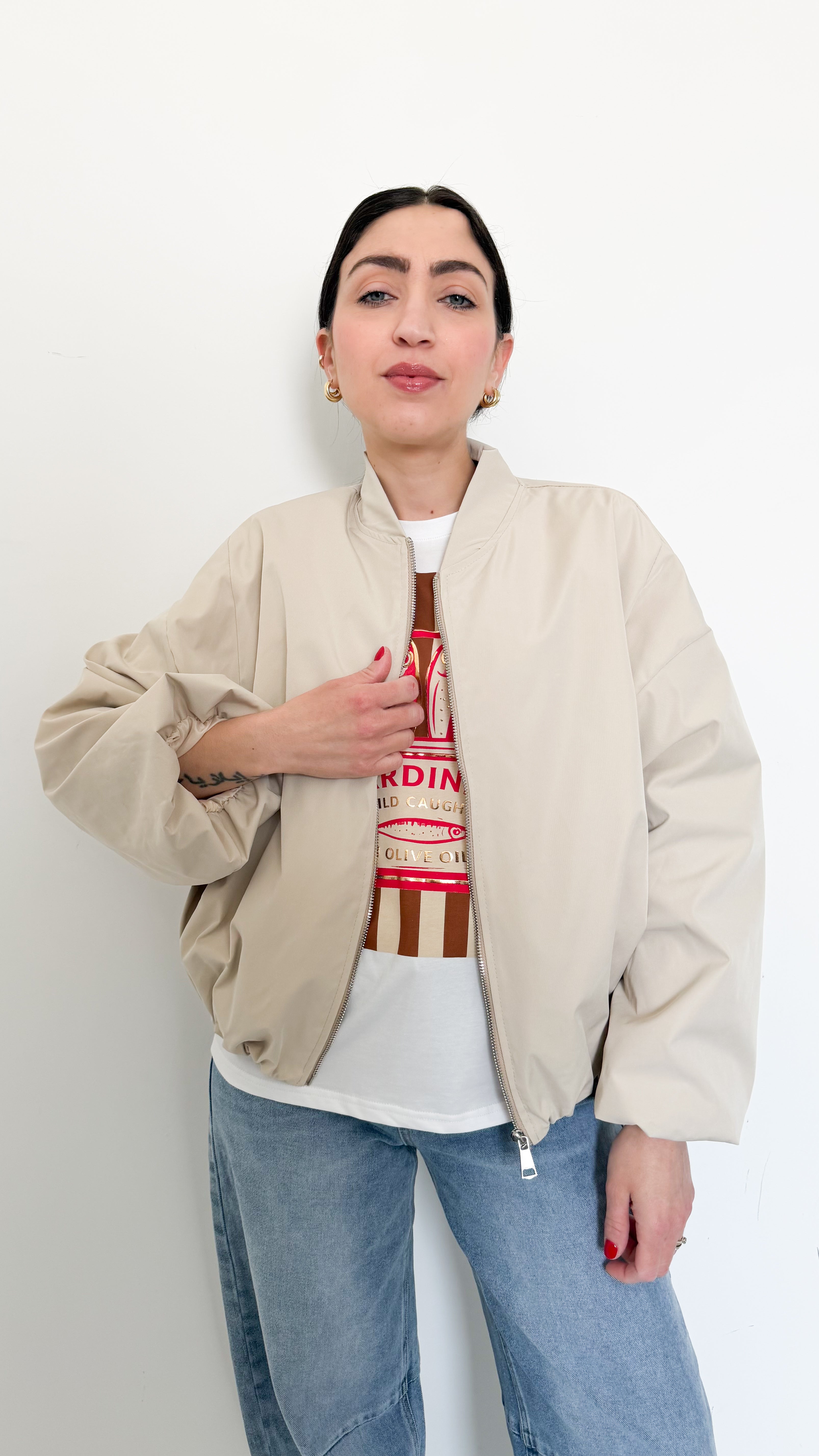Giubbotto/Bomber Over Beige