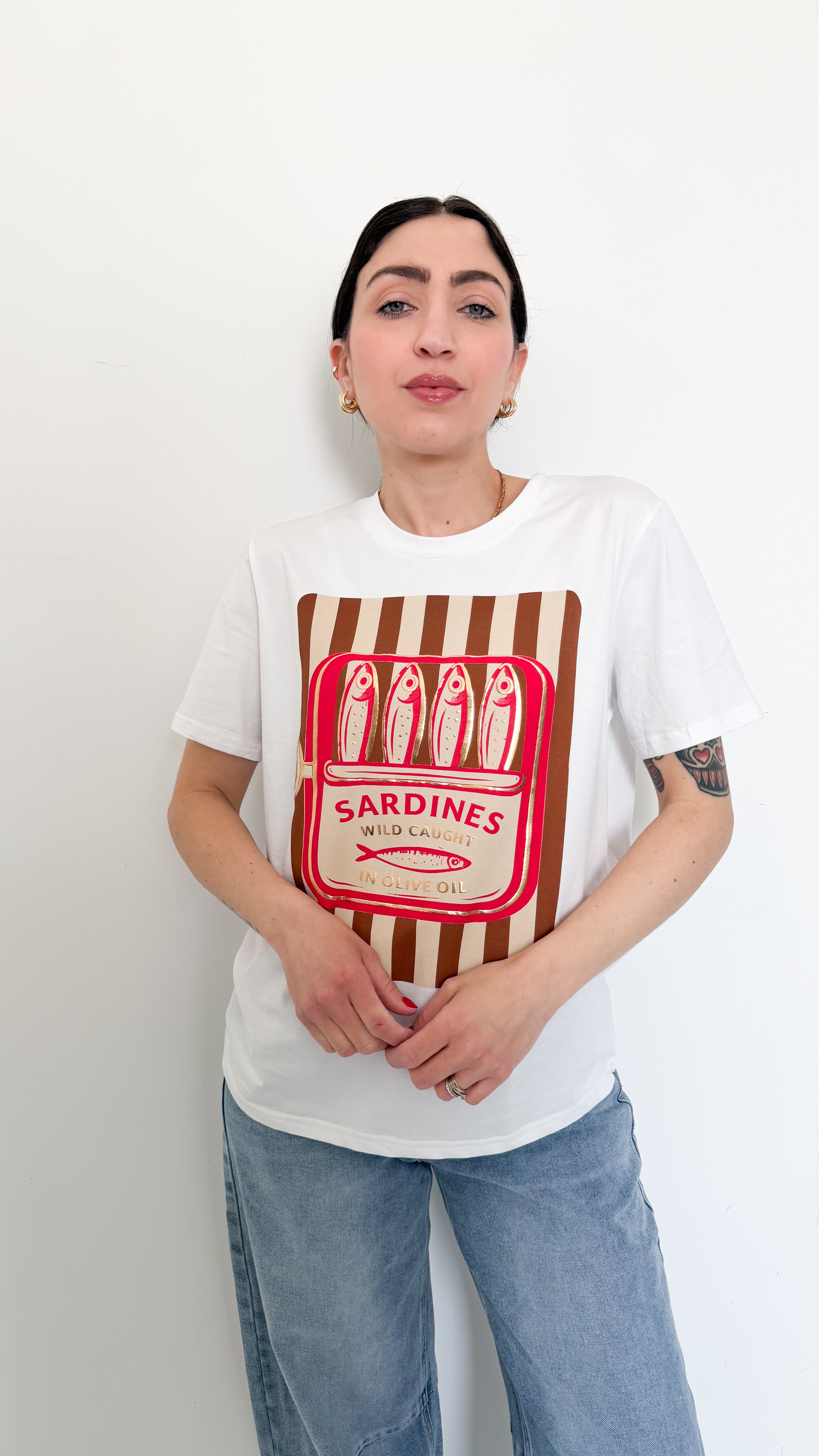 T-Shirt Sardines Camel