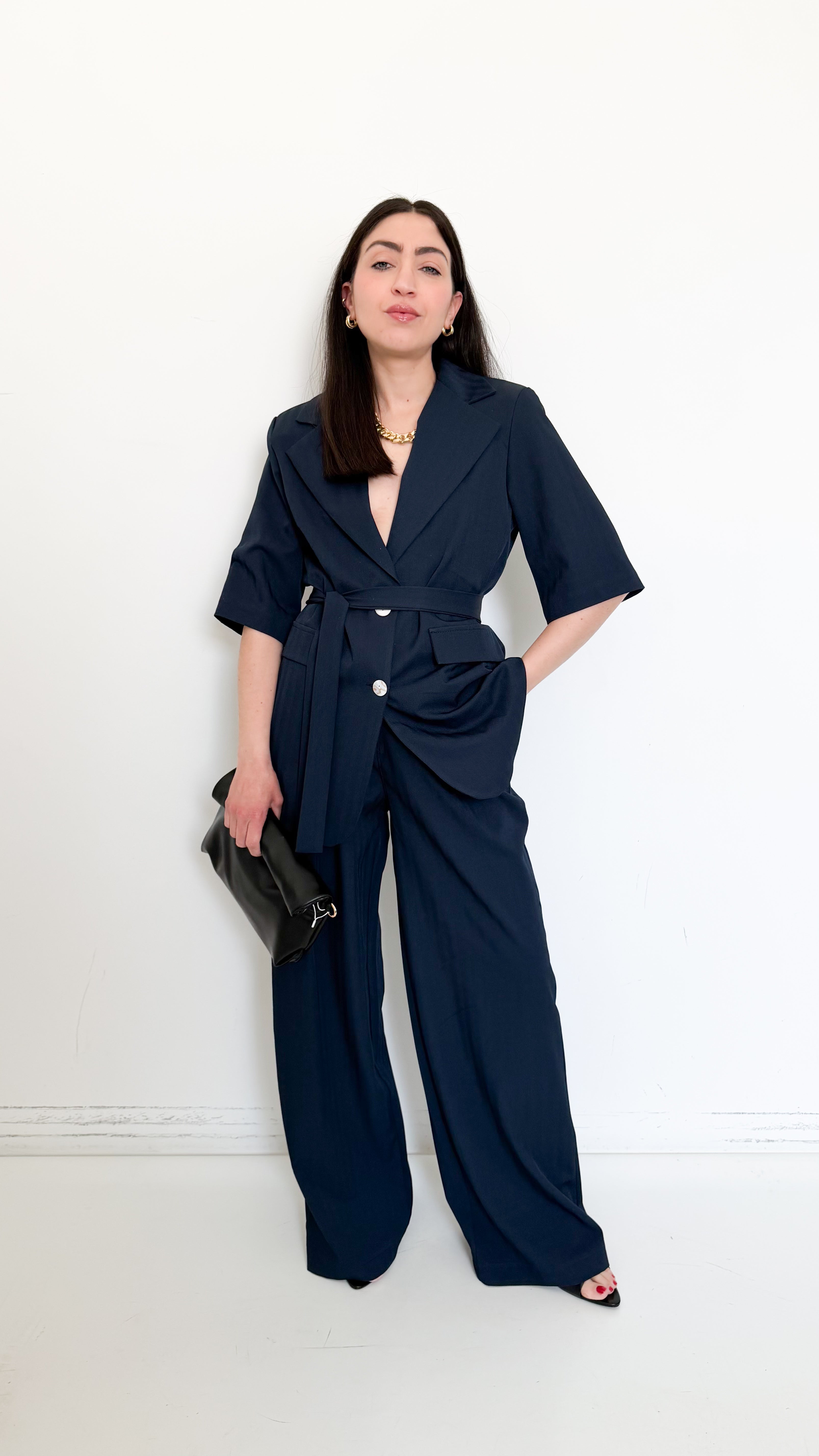 Tailleur Mezza Manica Blu