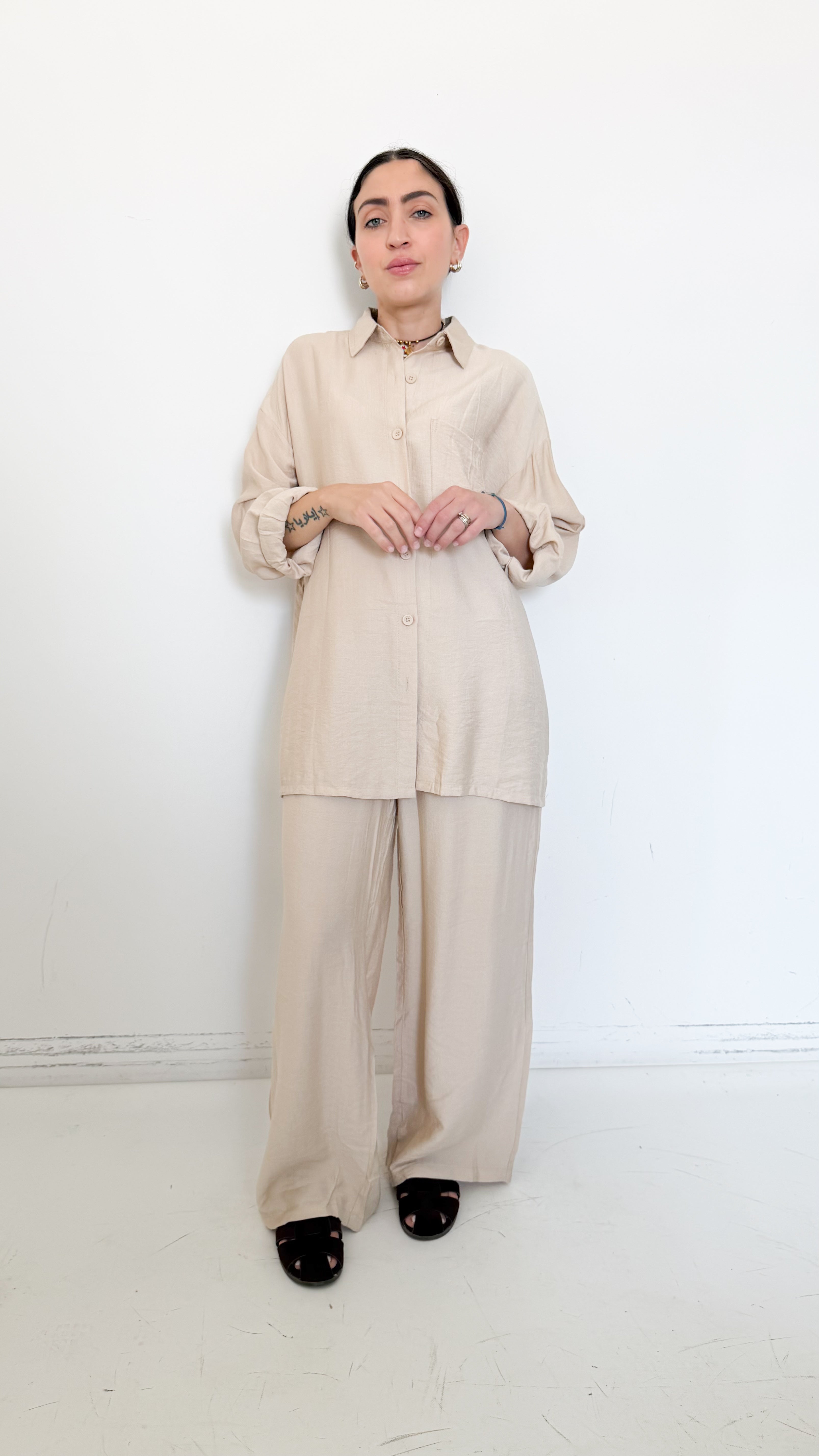 Coordinato Over Beige