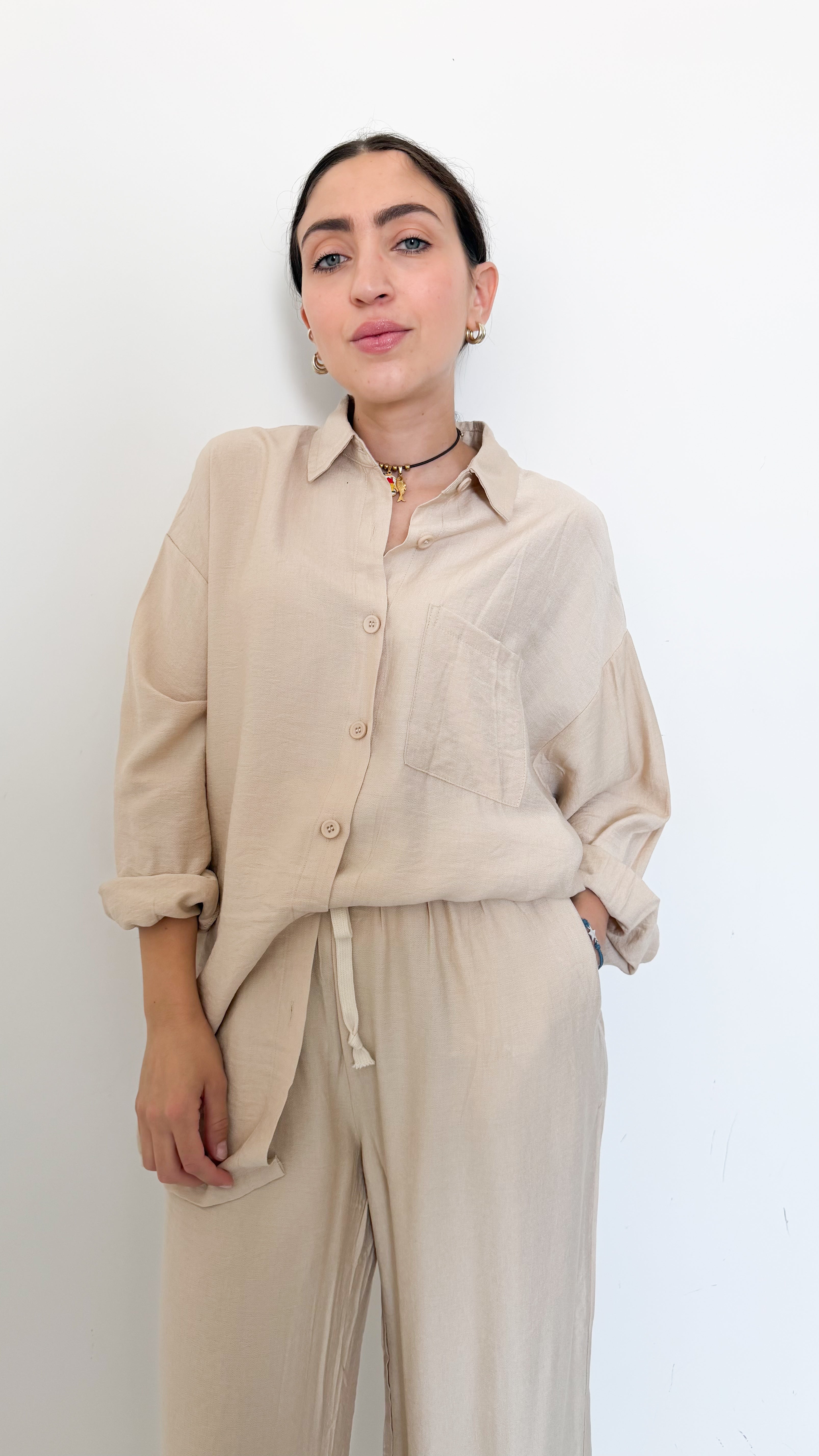Coordinato Over Beige