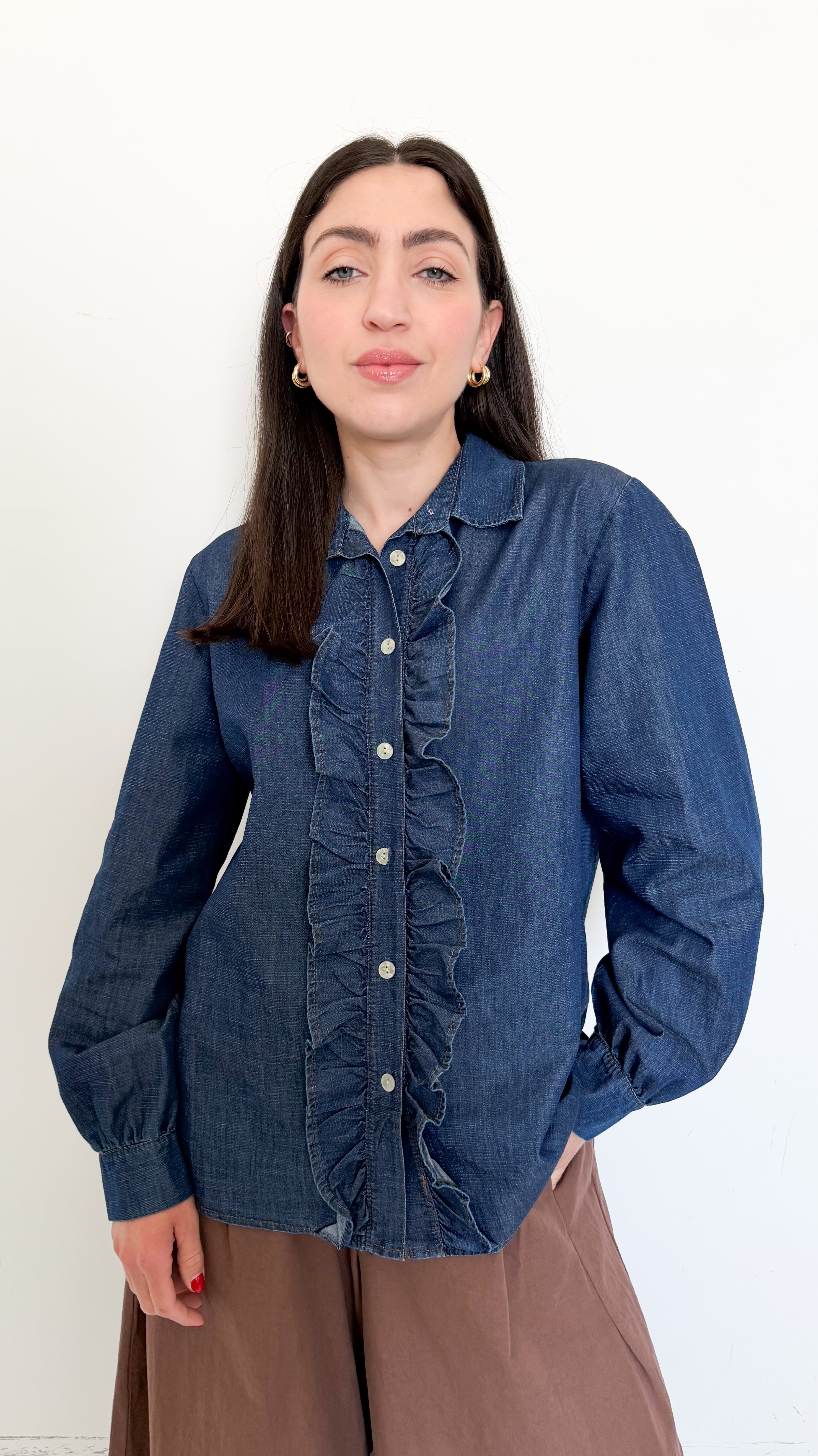 Camicia Con Rouches