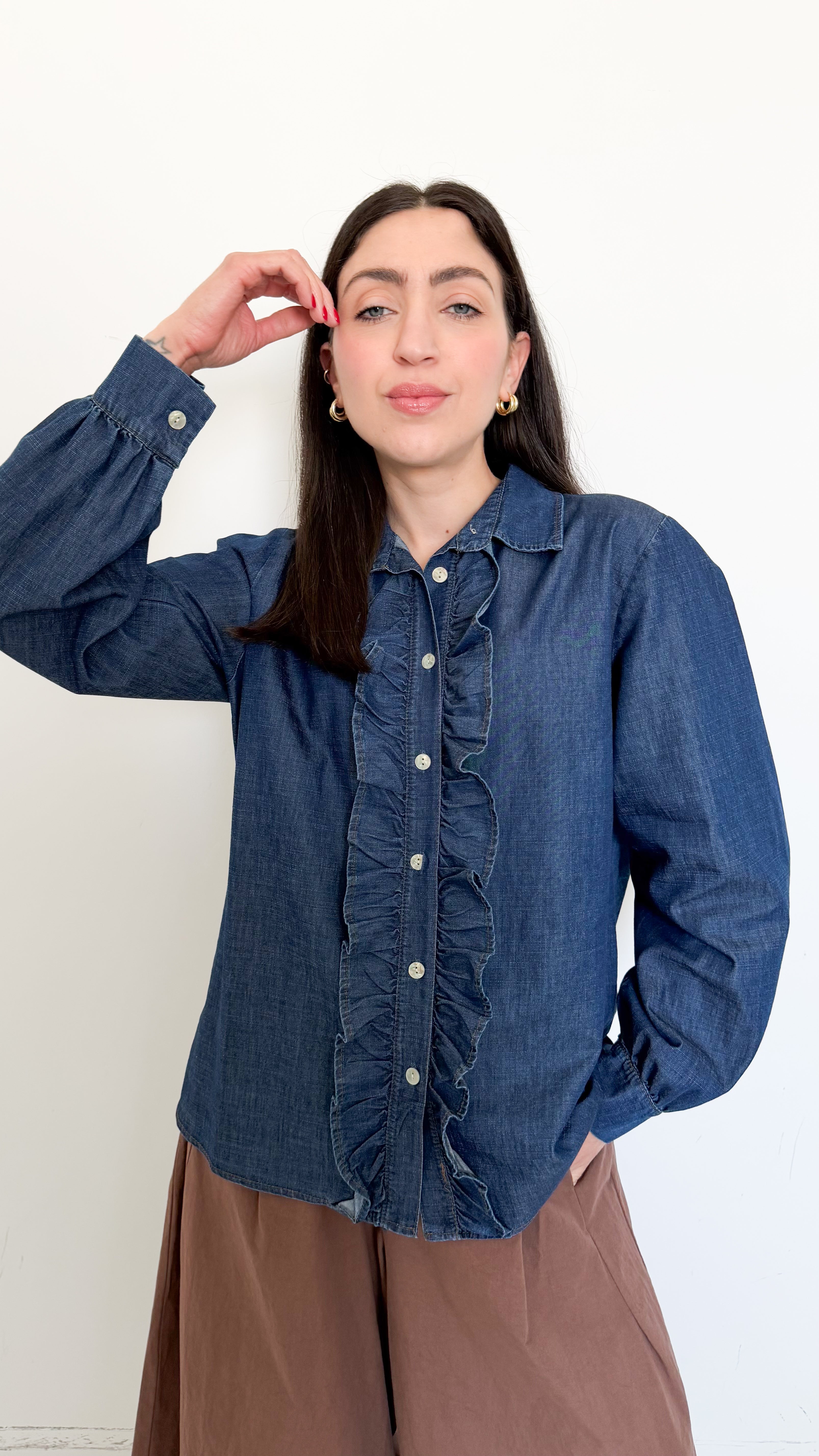 Camicia Con Rouches