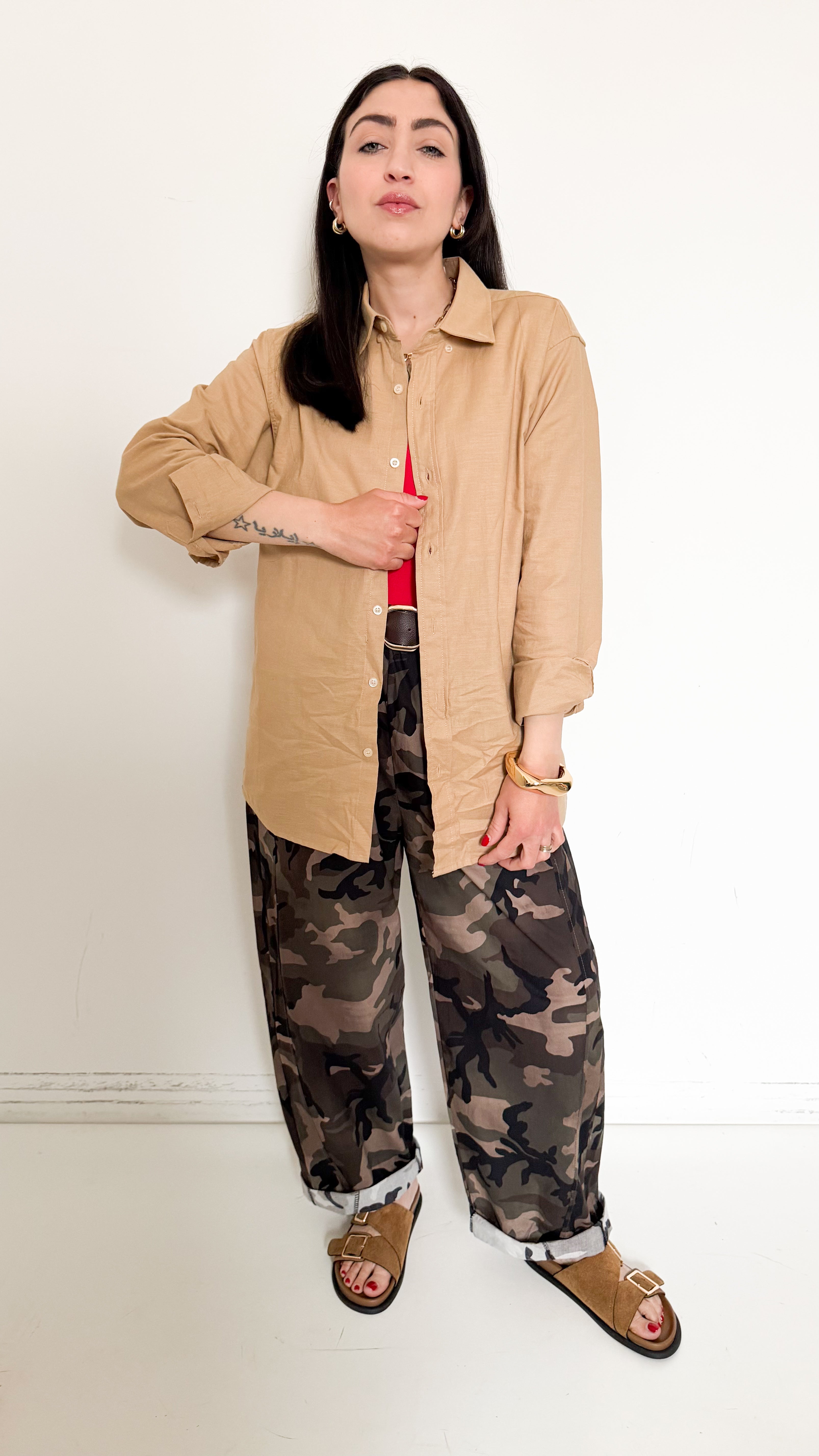 Camicia Beige