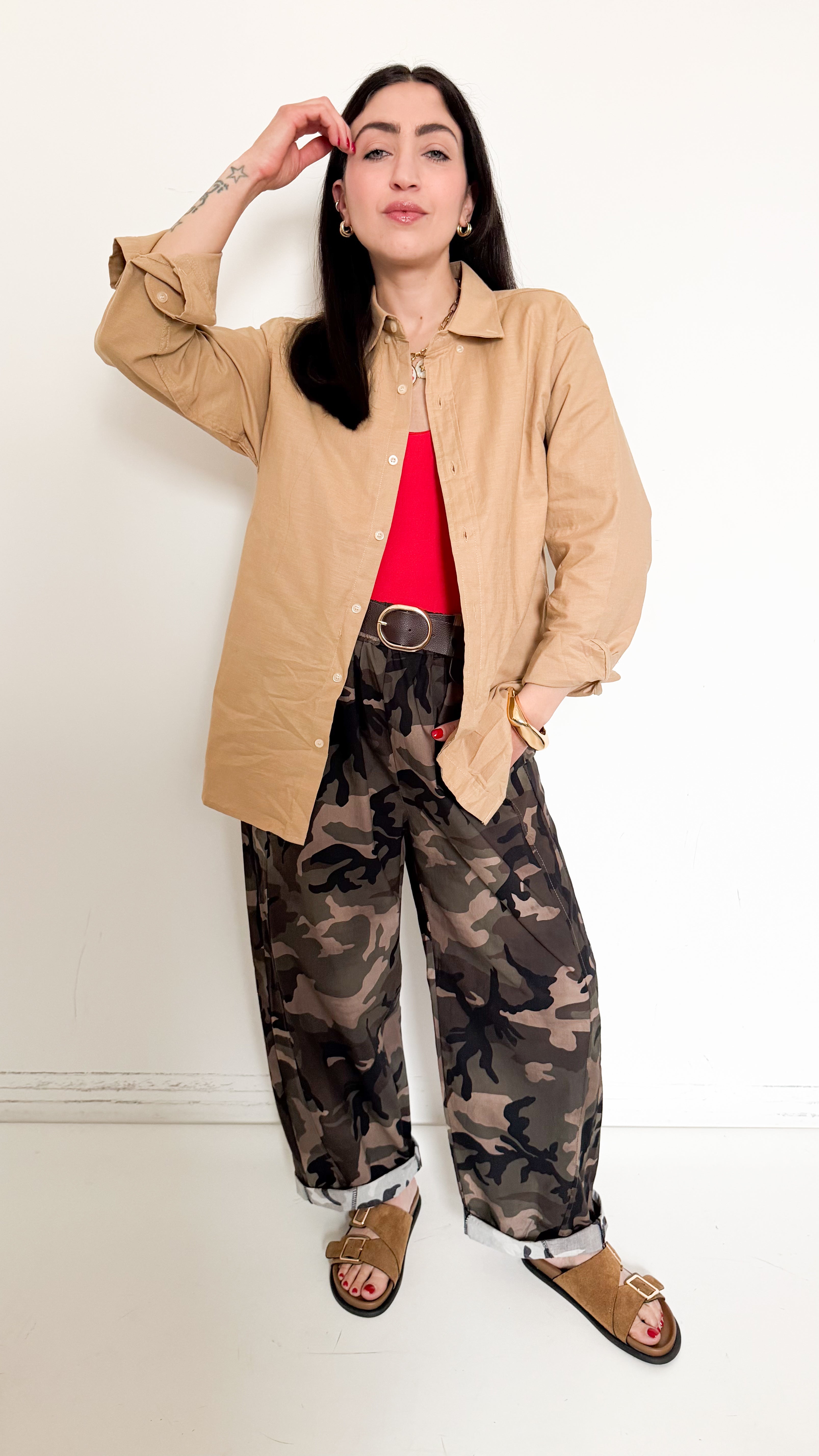 Camicia Beige