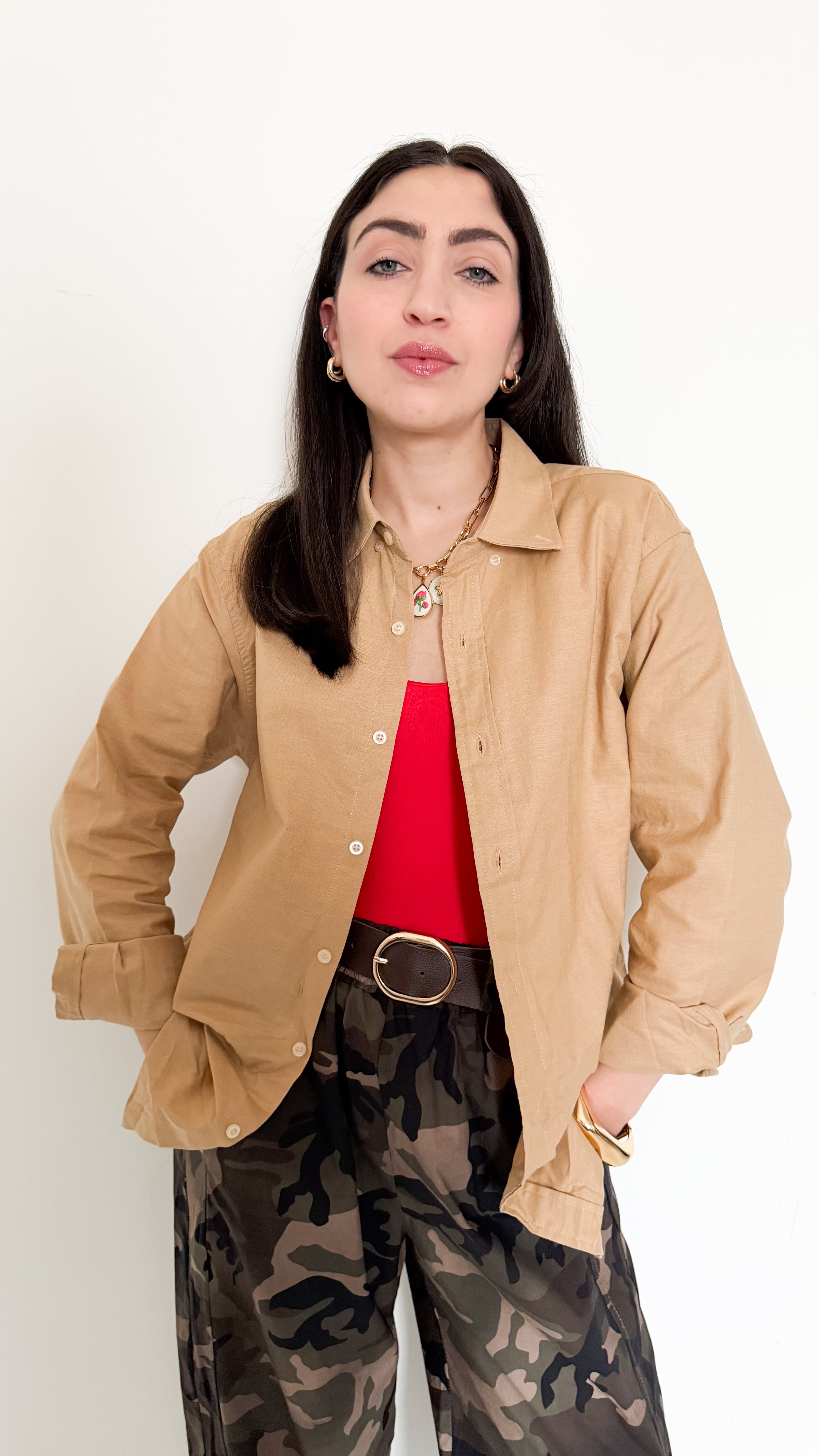 Camicia Beige