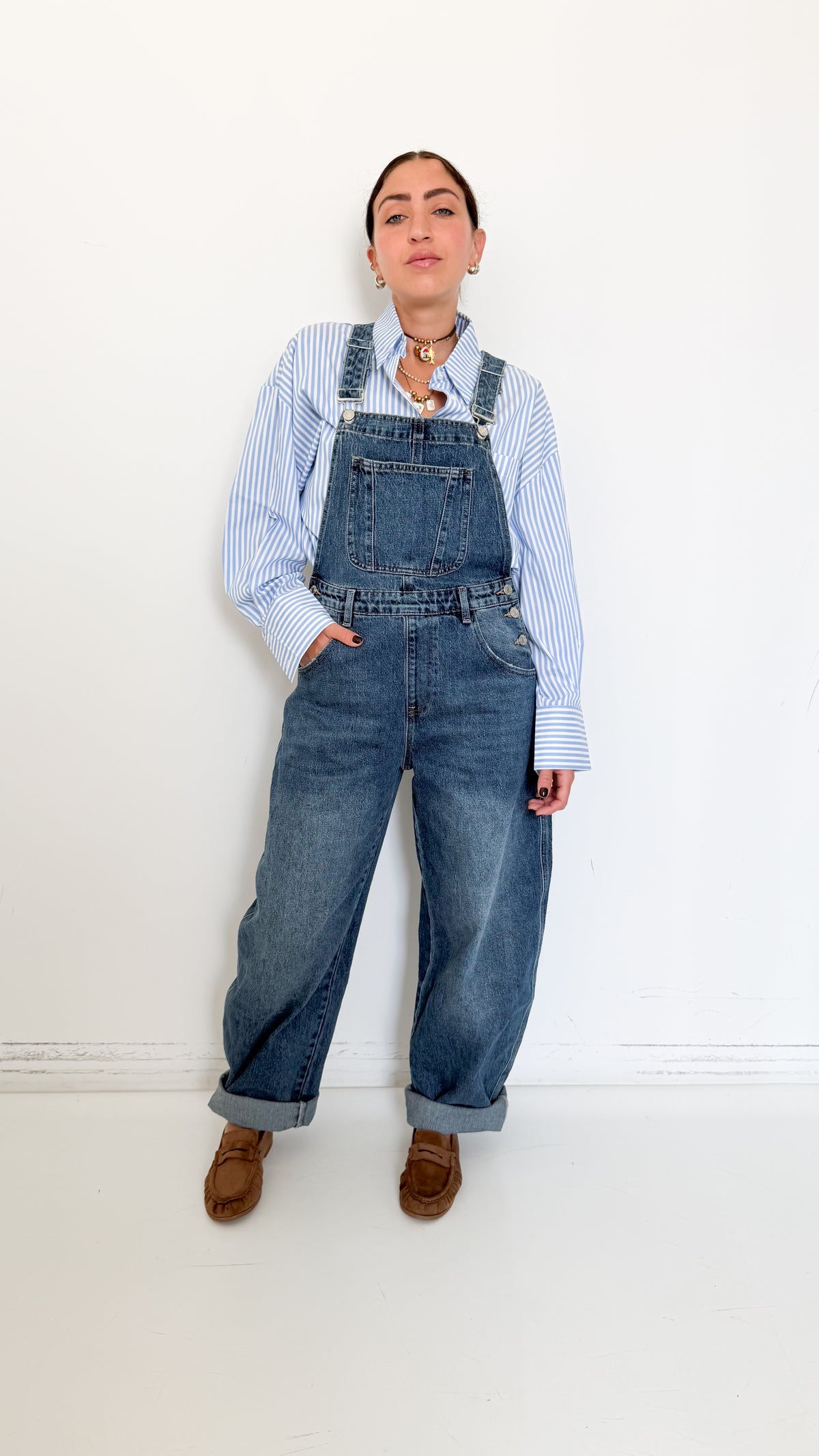 Salopette Balloon In Denim