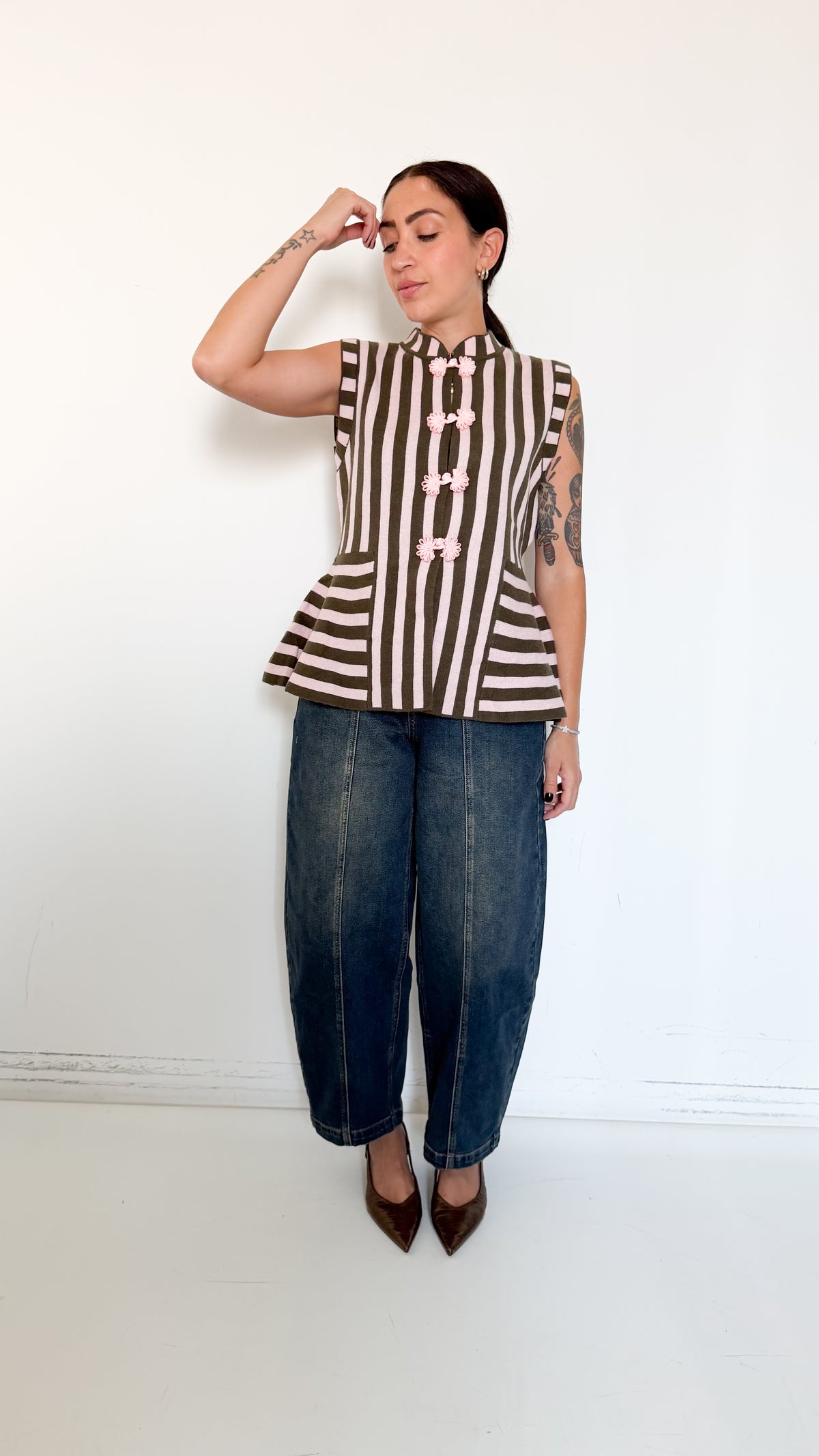 Jeans Balloon Fit Sabbiato