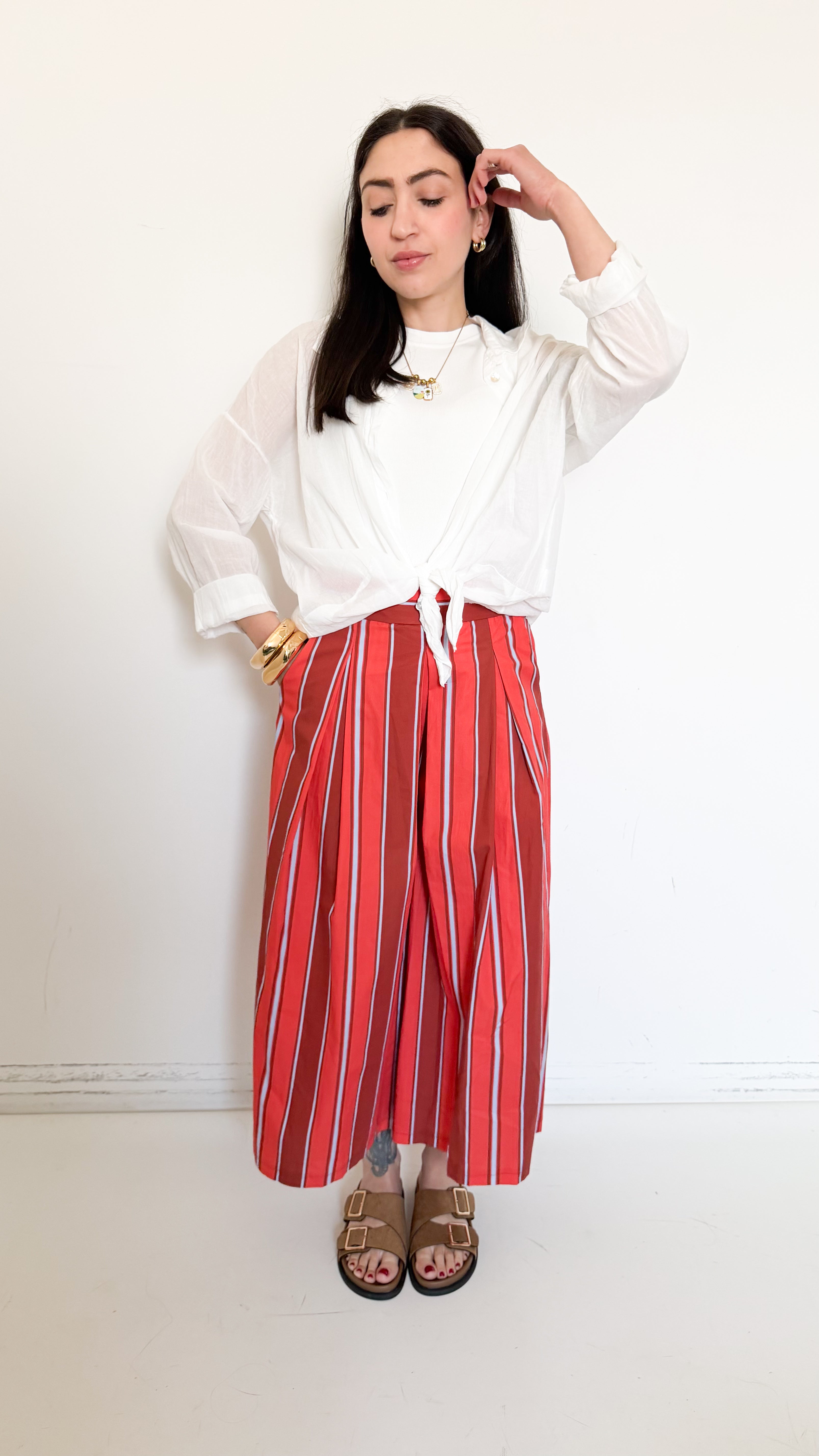Pantaloni Culotte  A Fantasia