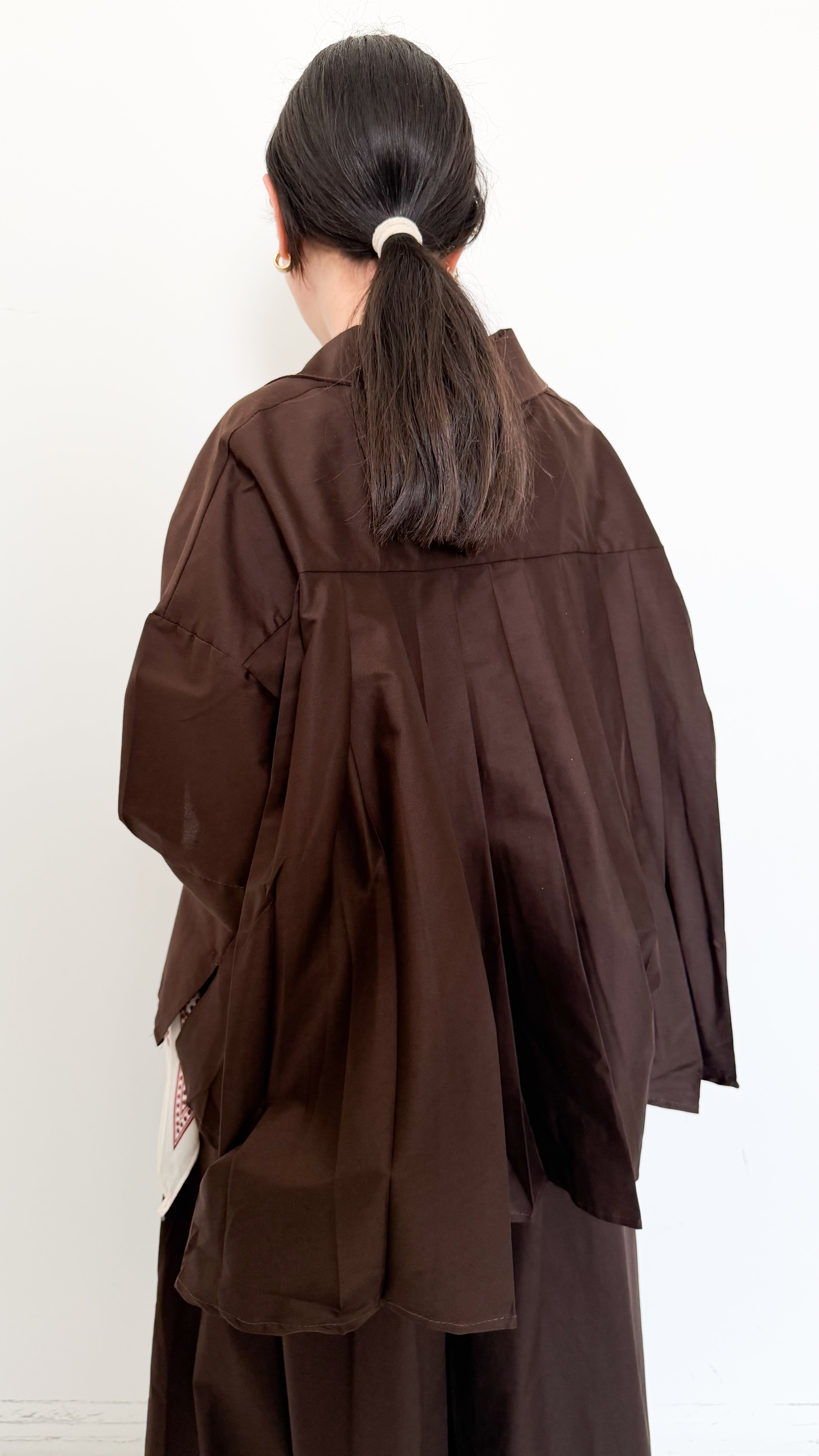 Coordinato Marrone In Cotone