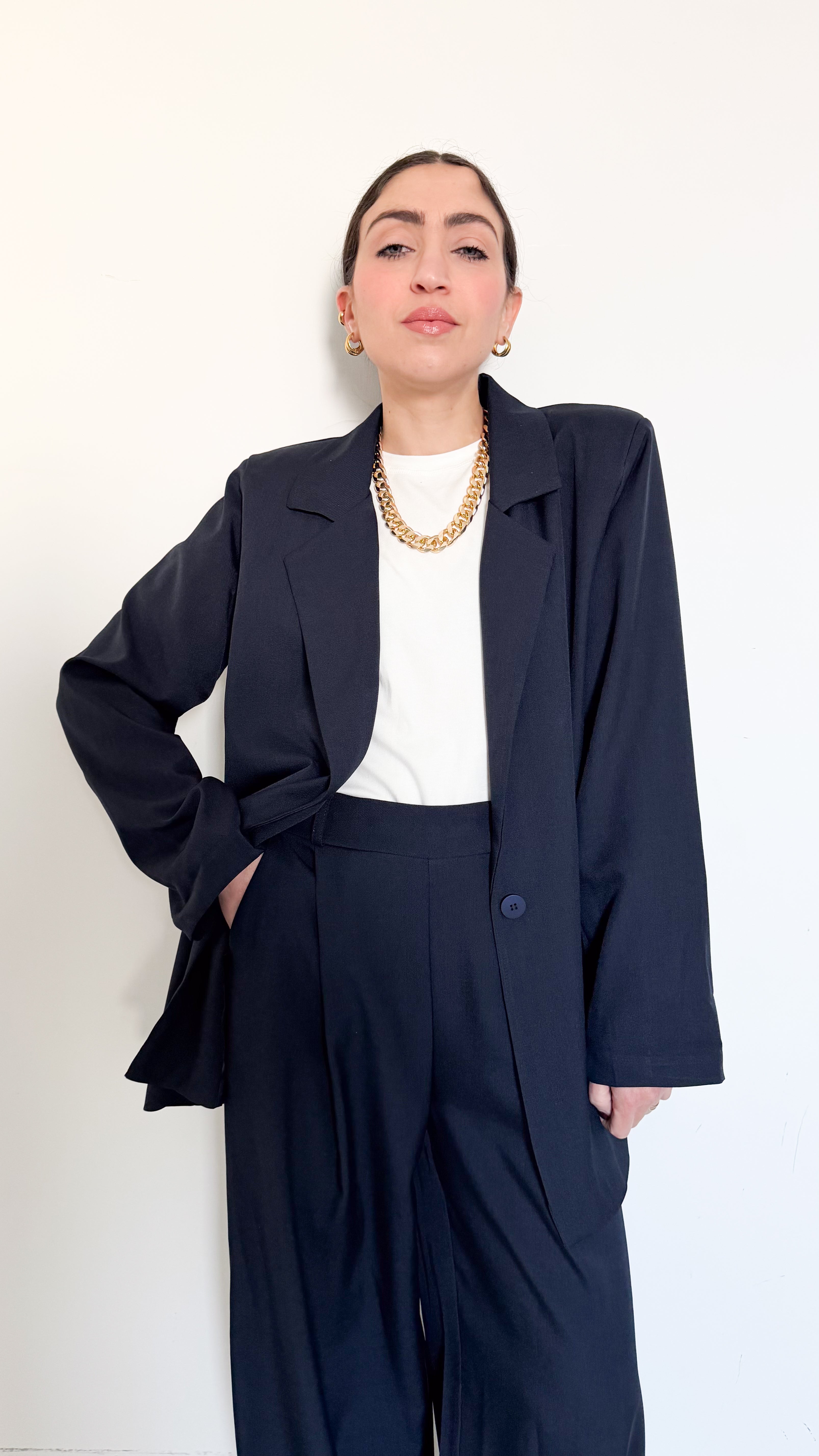 Tailleur Monopetto Blu