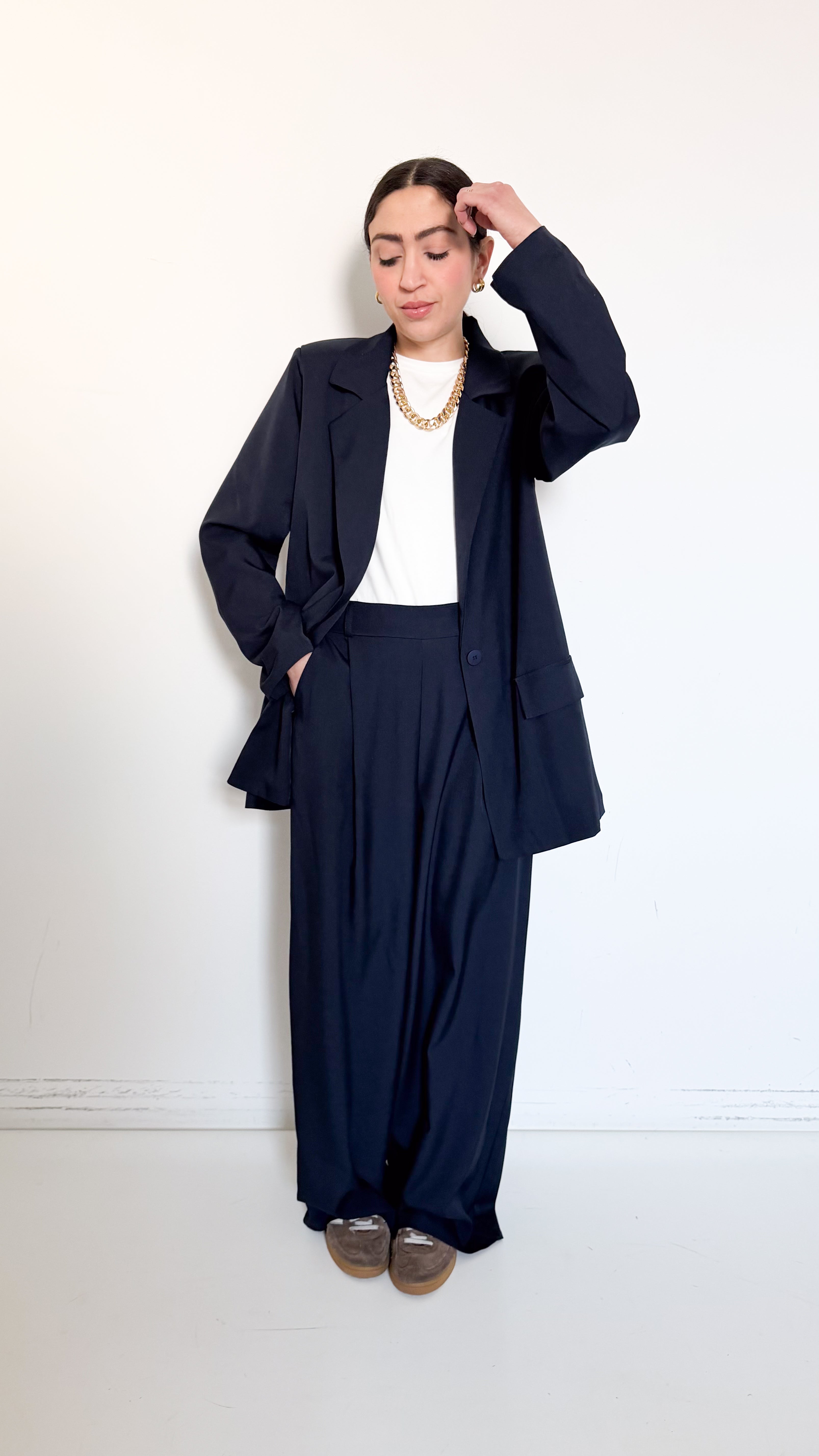 Tailleur Monopetto Blu