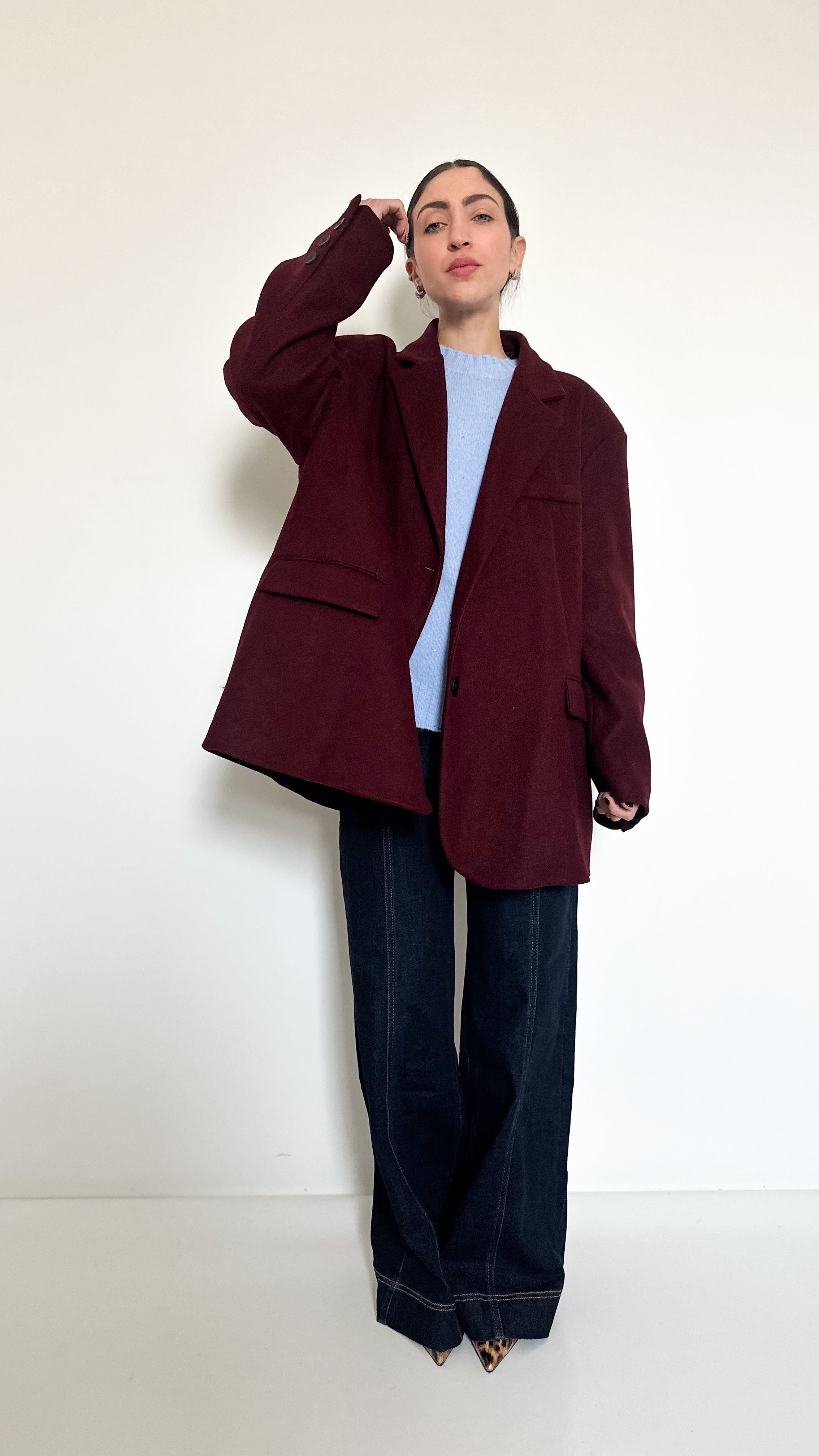 Blazer/Cappotto Bordeaux