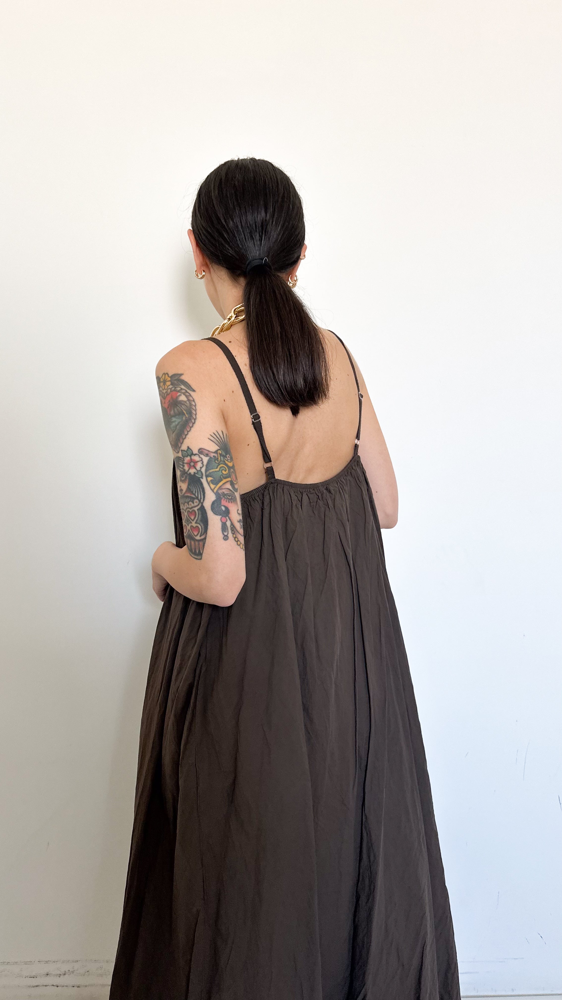 Vestito Cindy Marrone