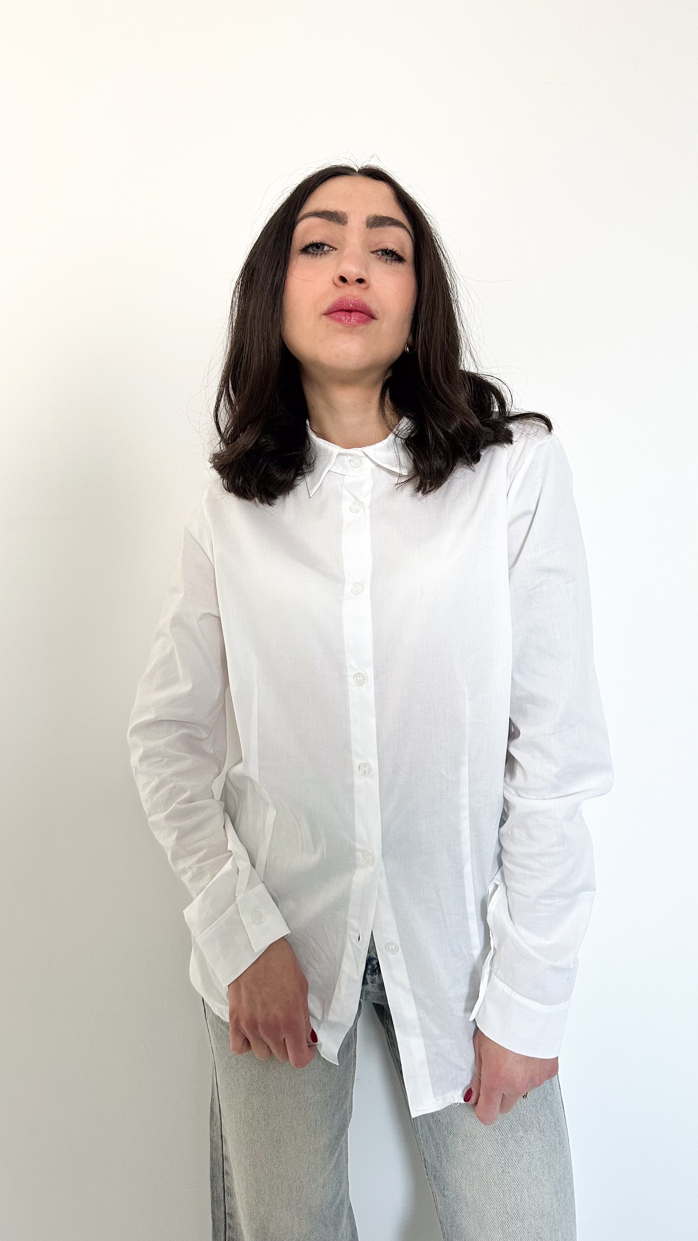 Camicia Basic Bianca