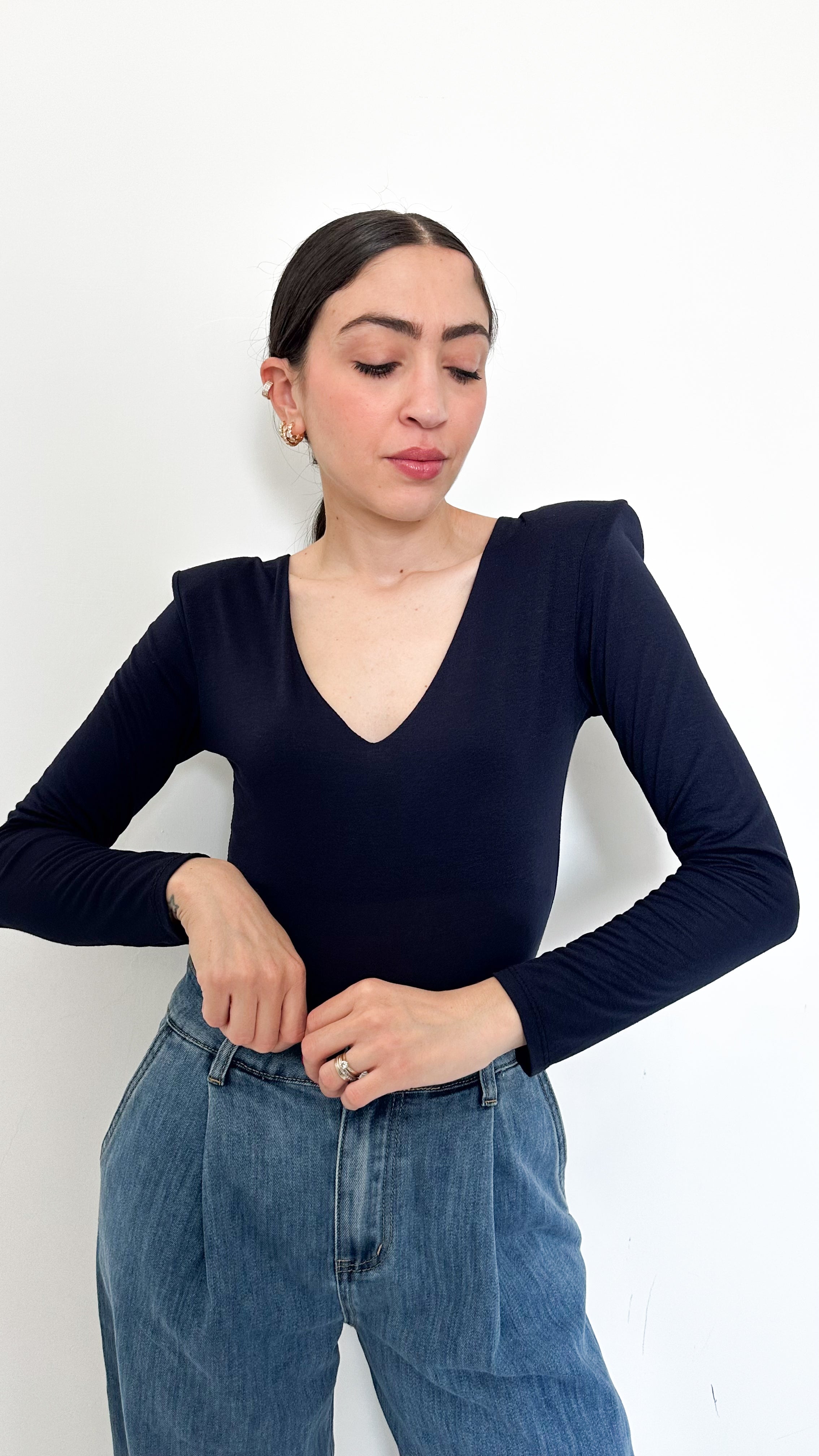 Body Blu Con Spalline