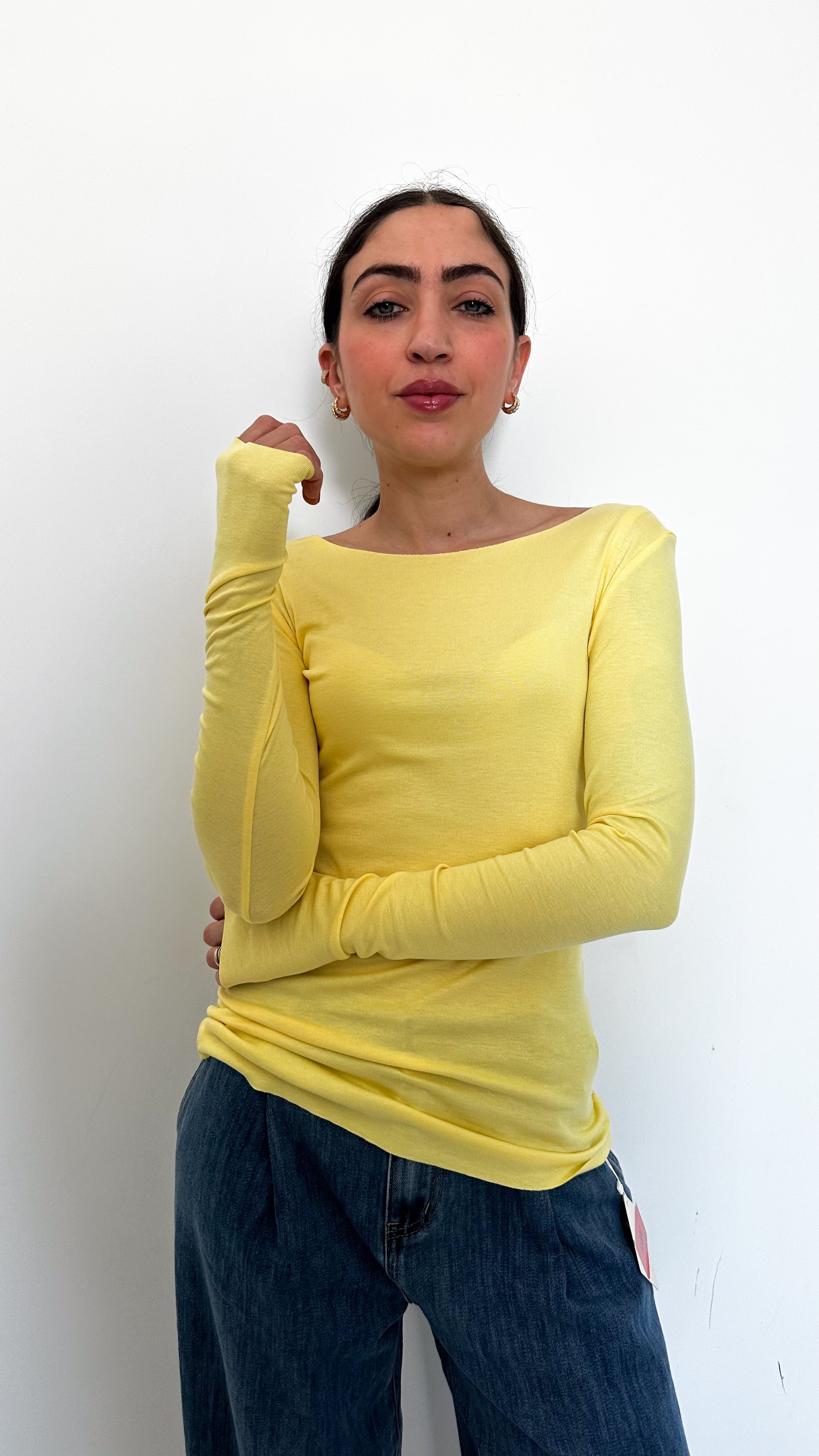 Maglia Basic Gialla