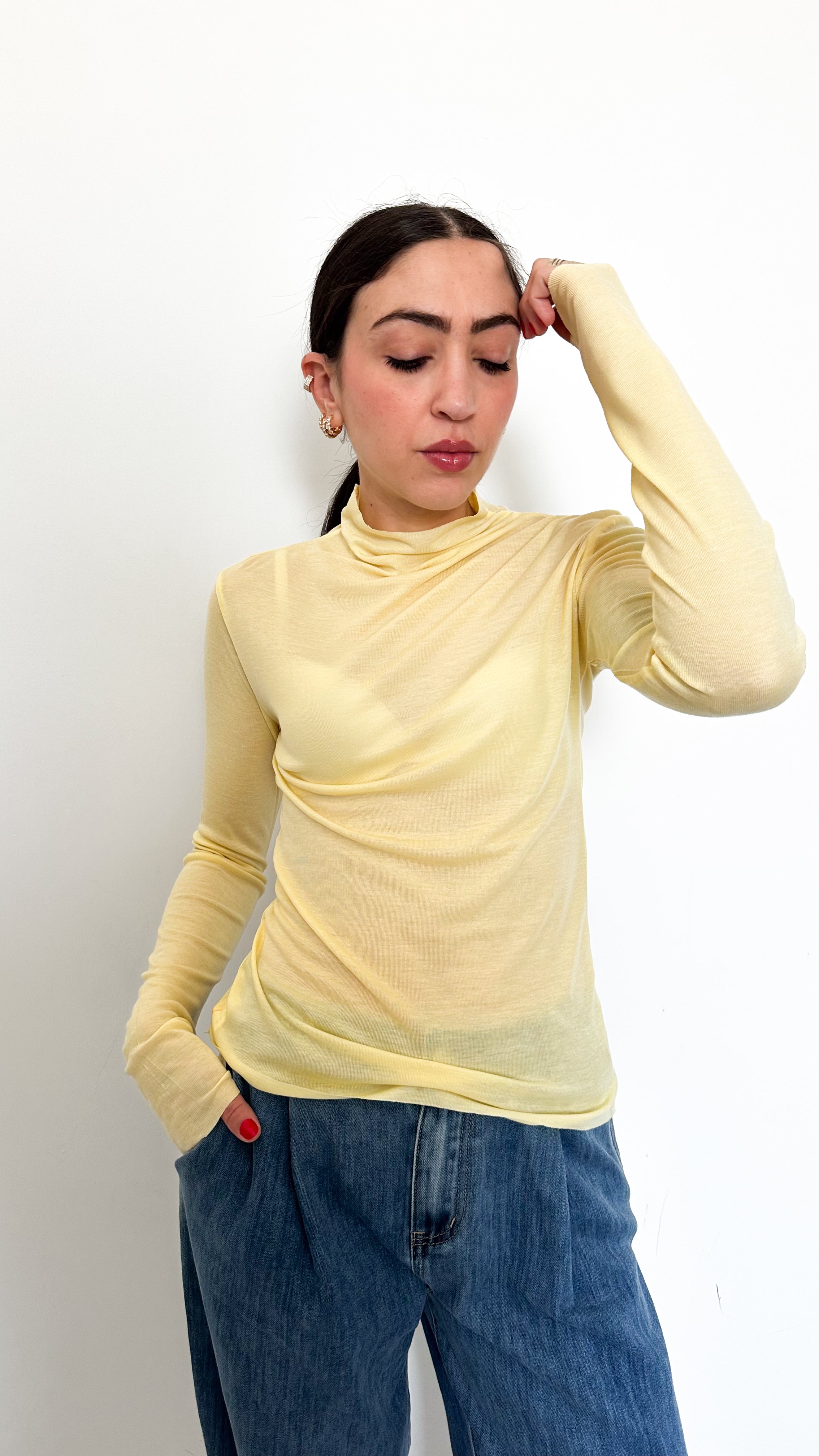 Maglia Velata Gialla