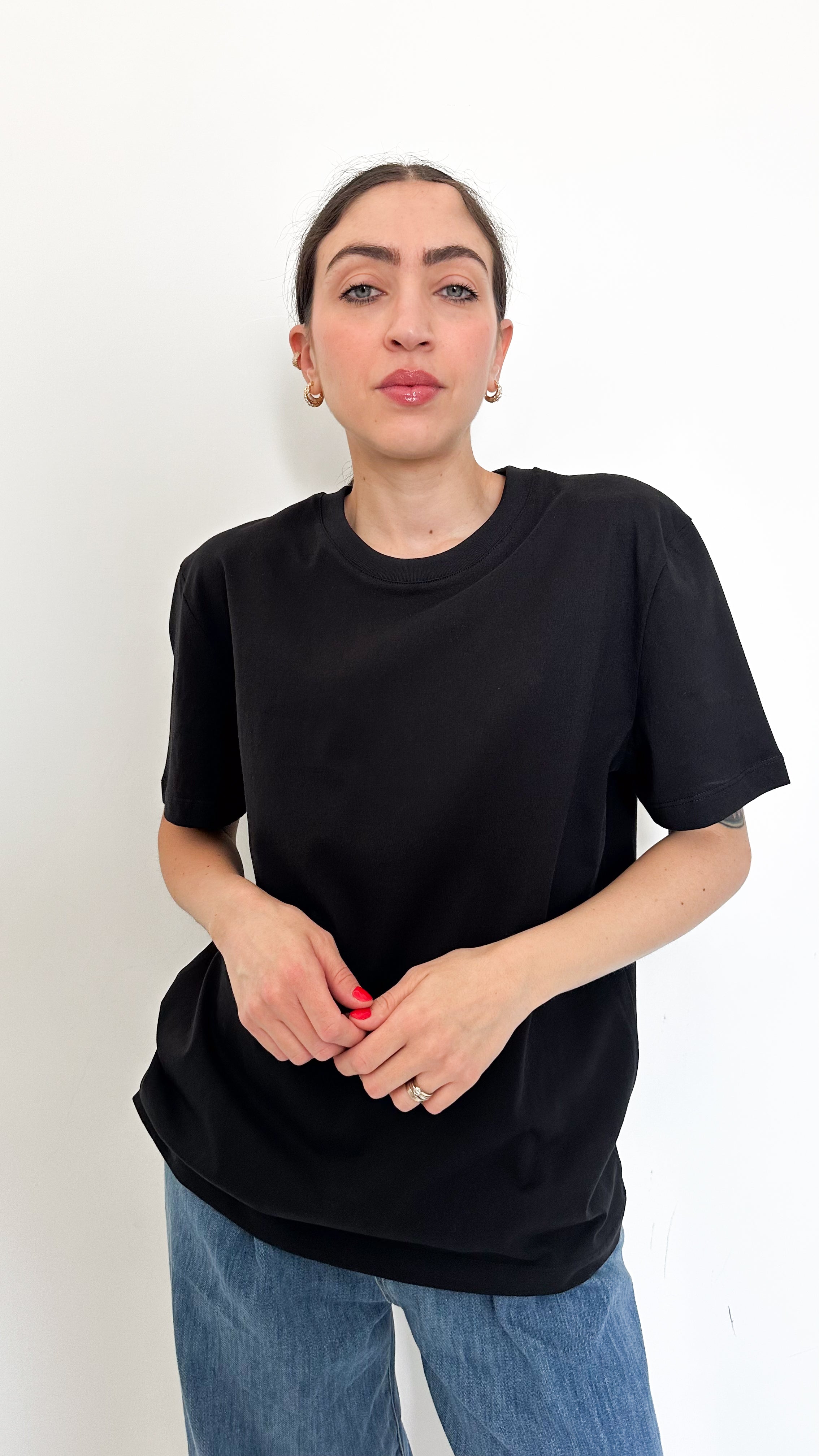 T-Shirt Nera By Lumina