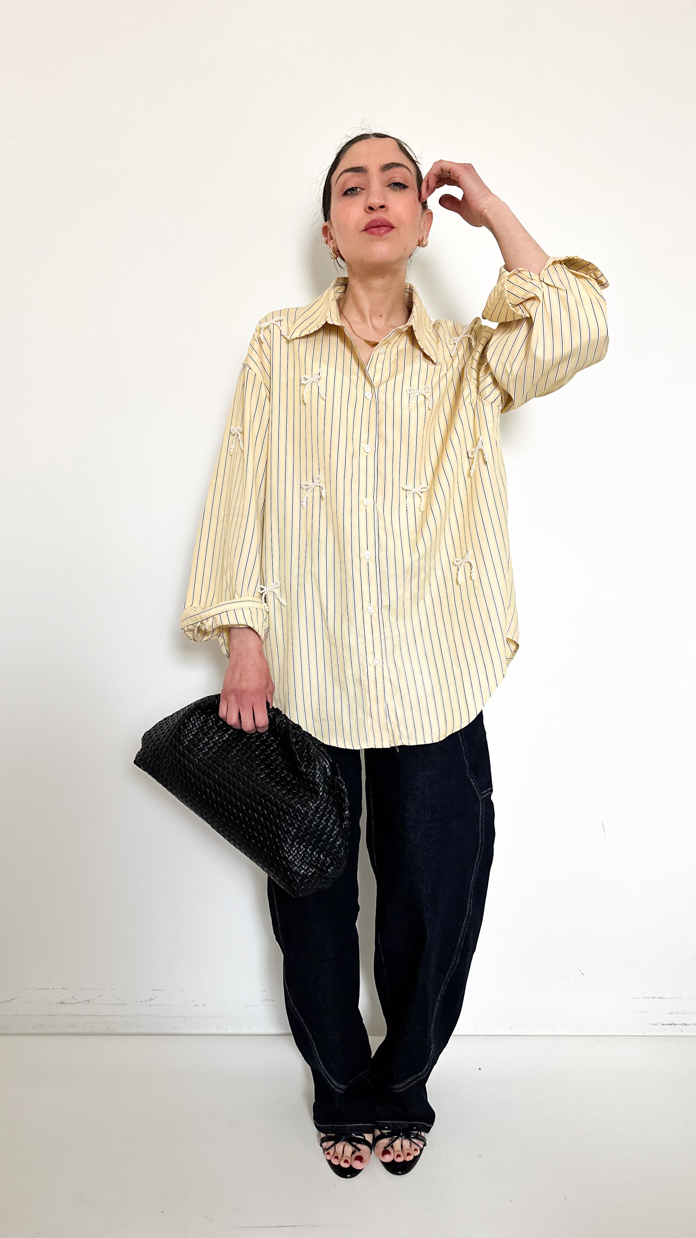 Jeans Wide Balloon Lavaggio Zero