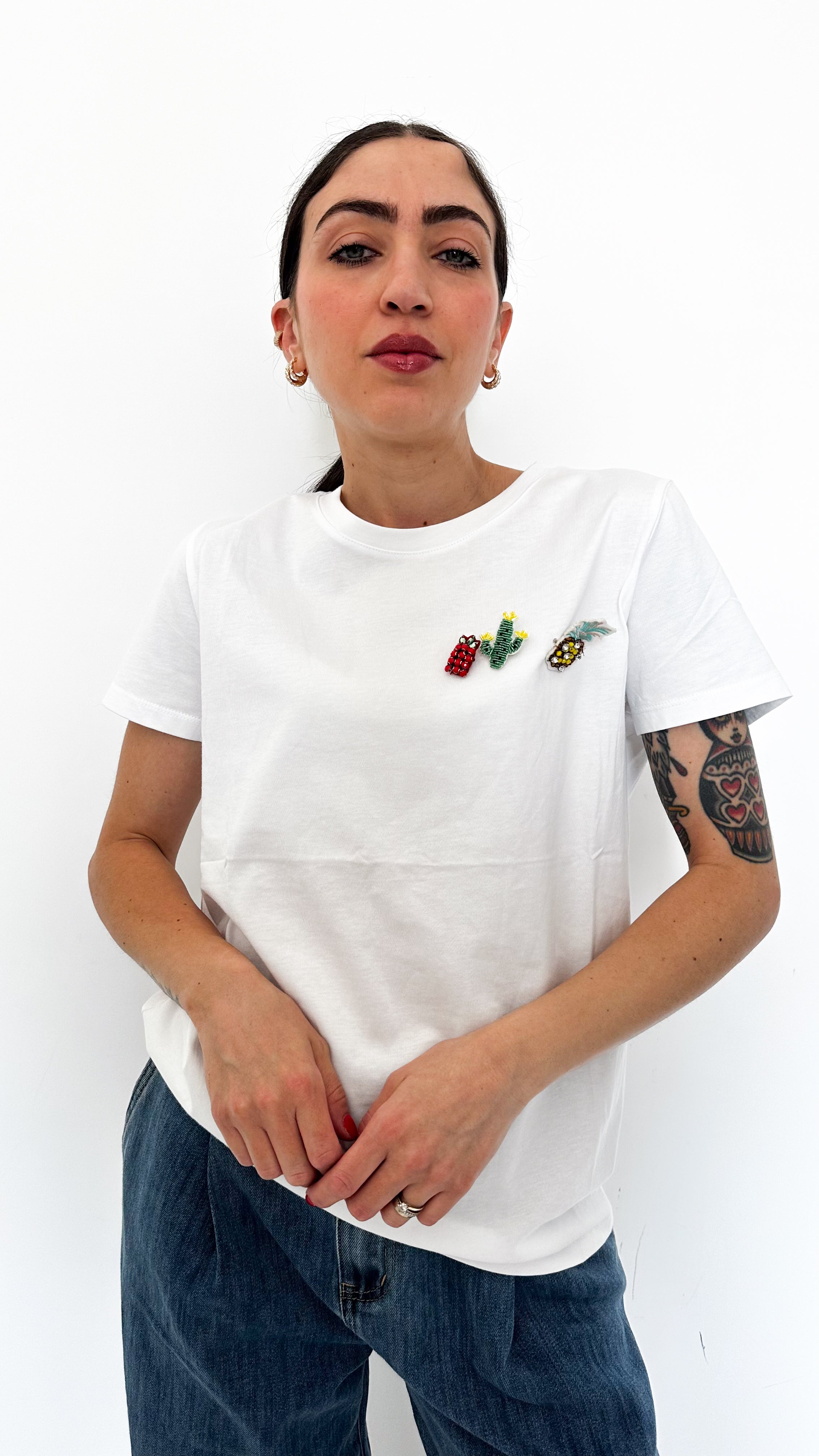 T-Shirt Con Spille