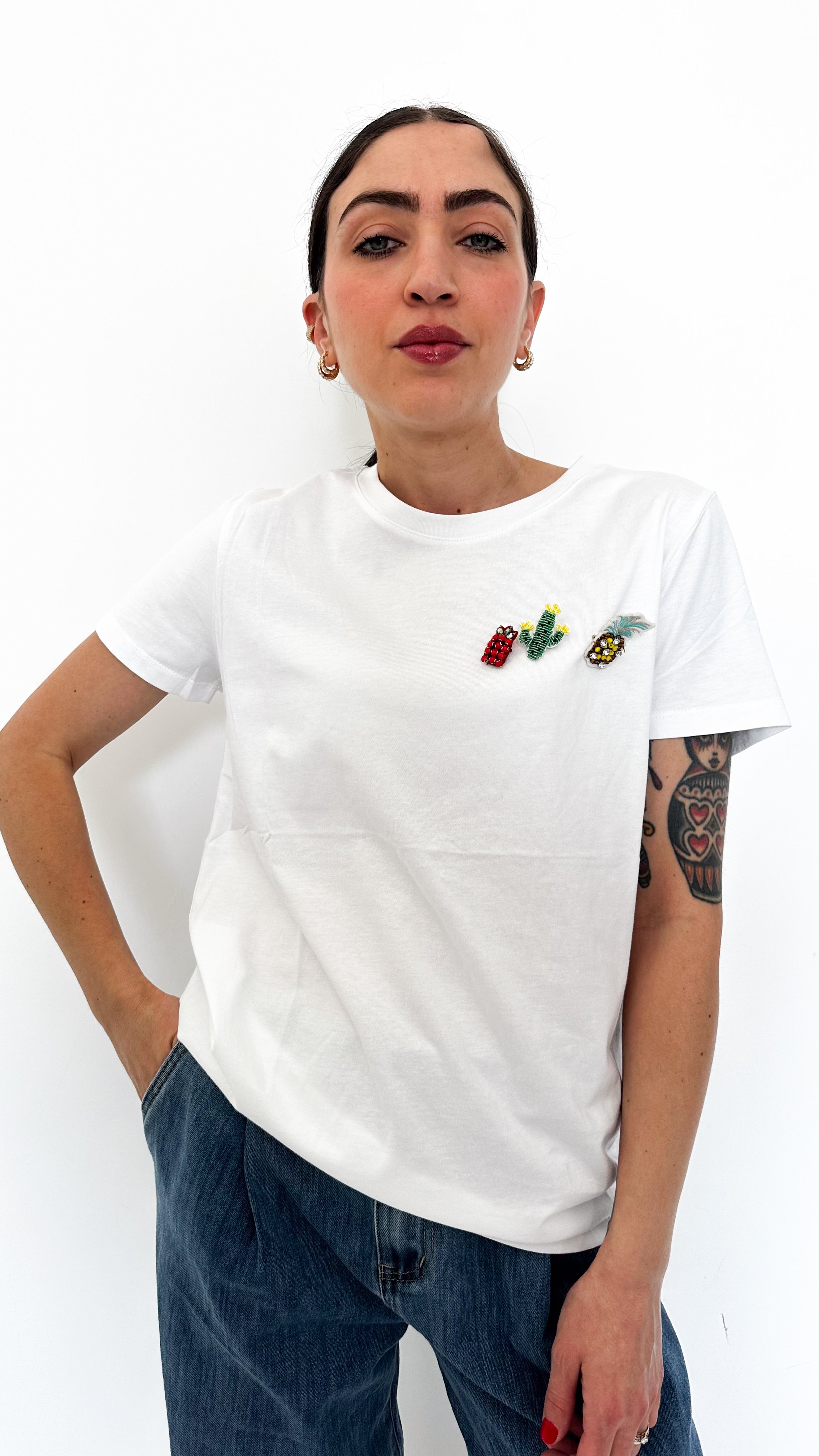 T-Shirt Con Spille