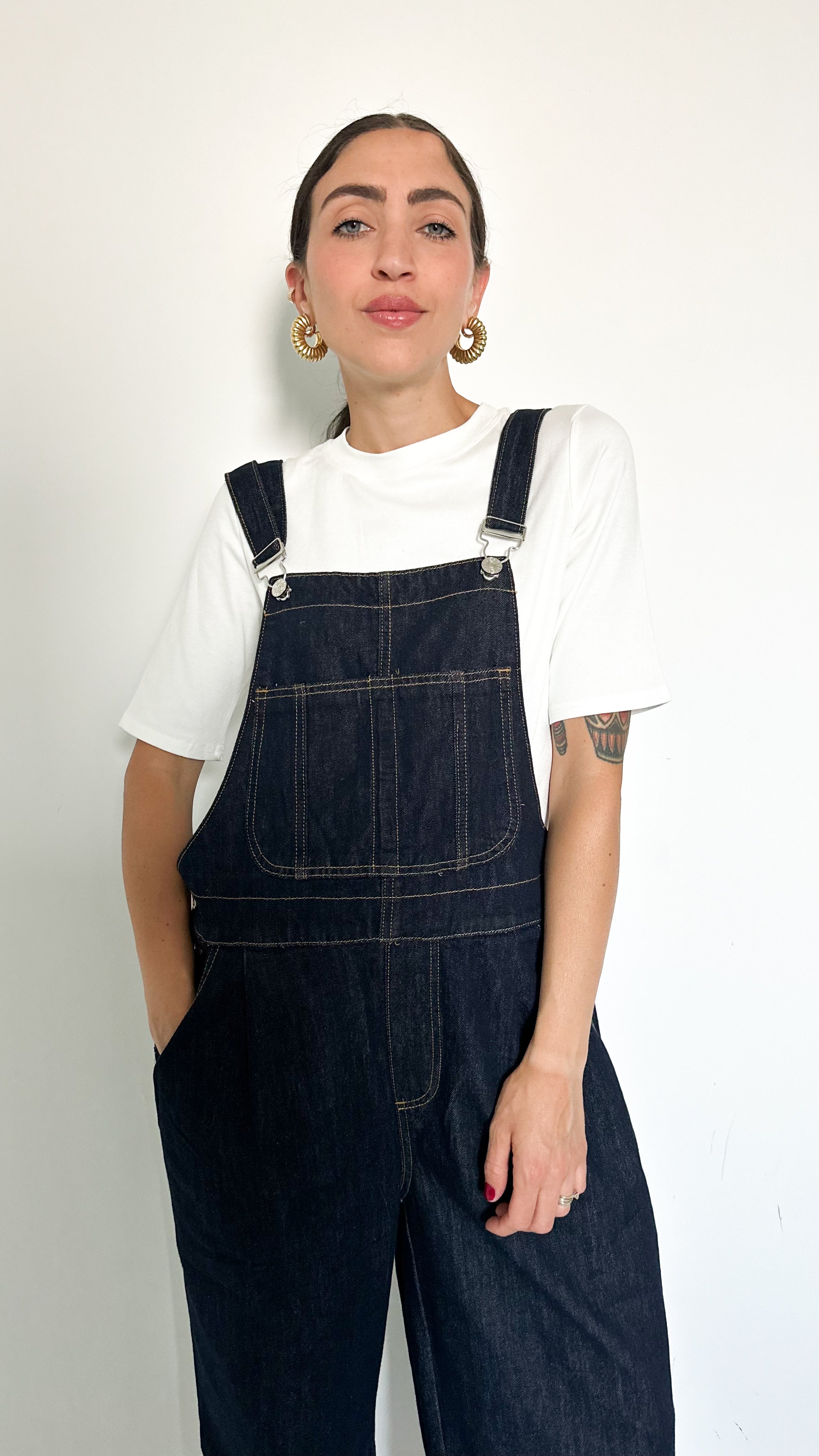 Salopette In Denim
