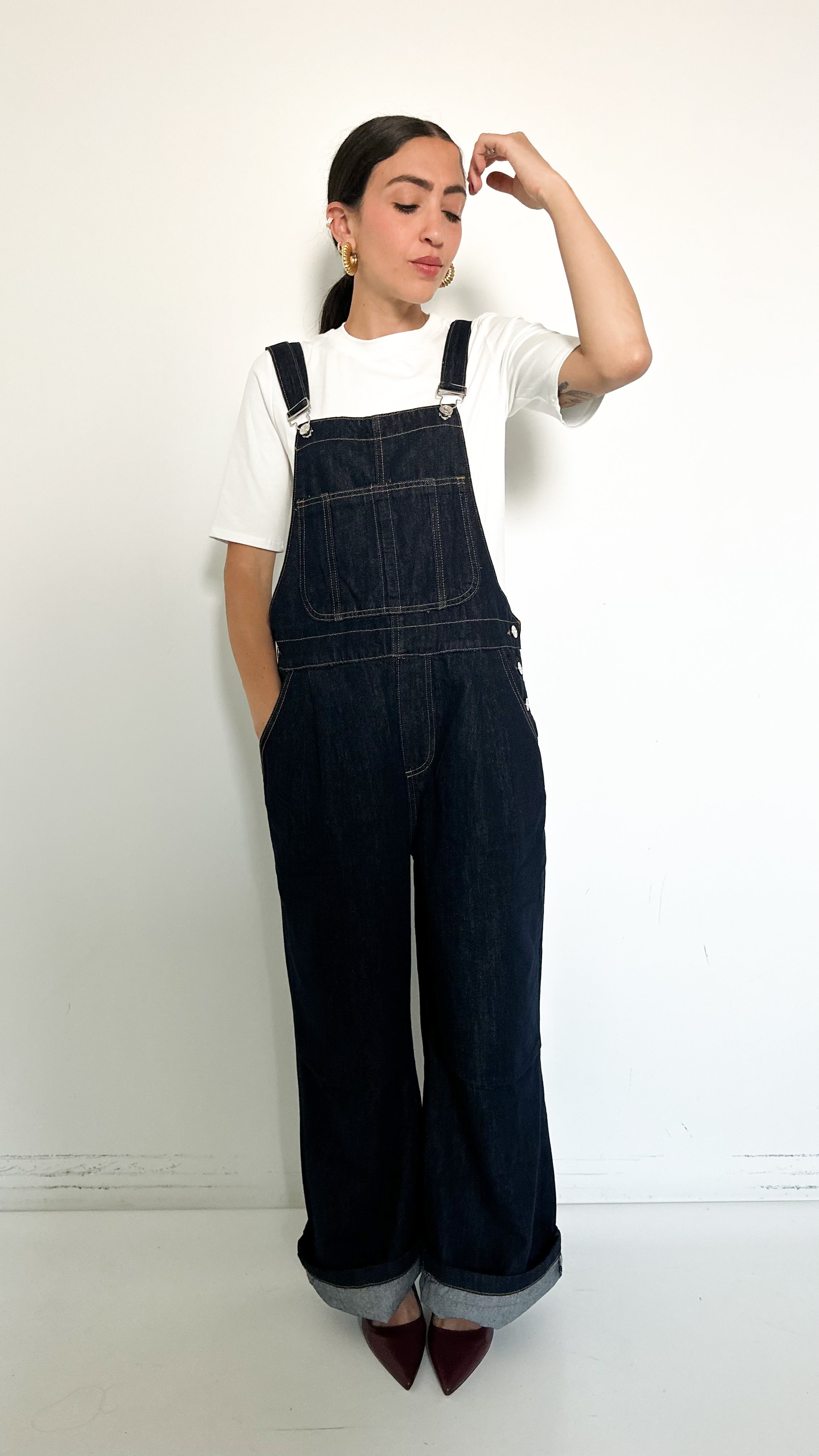 Salopette In Denim
