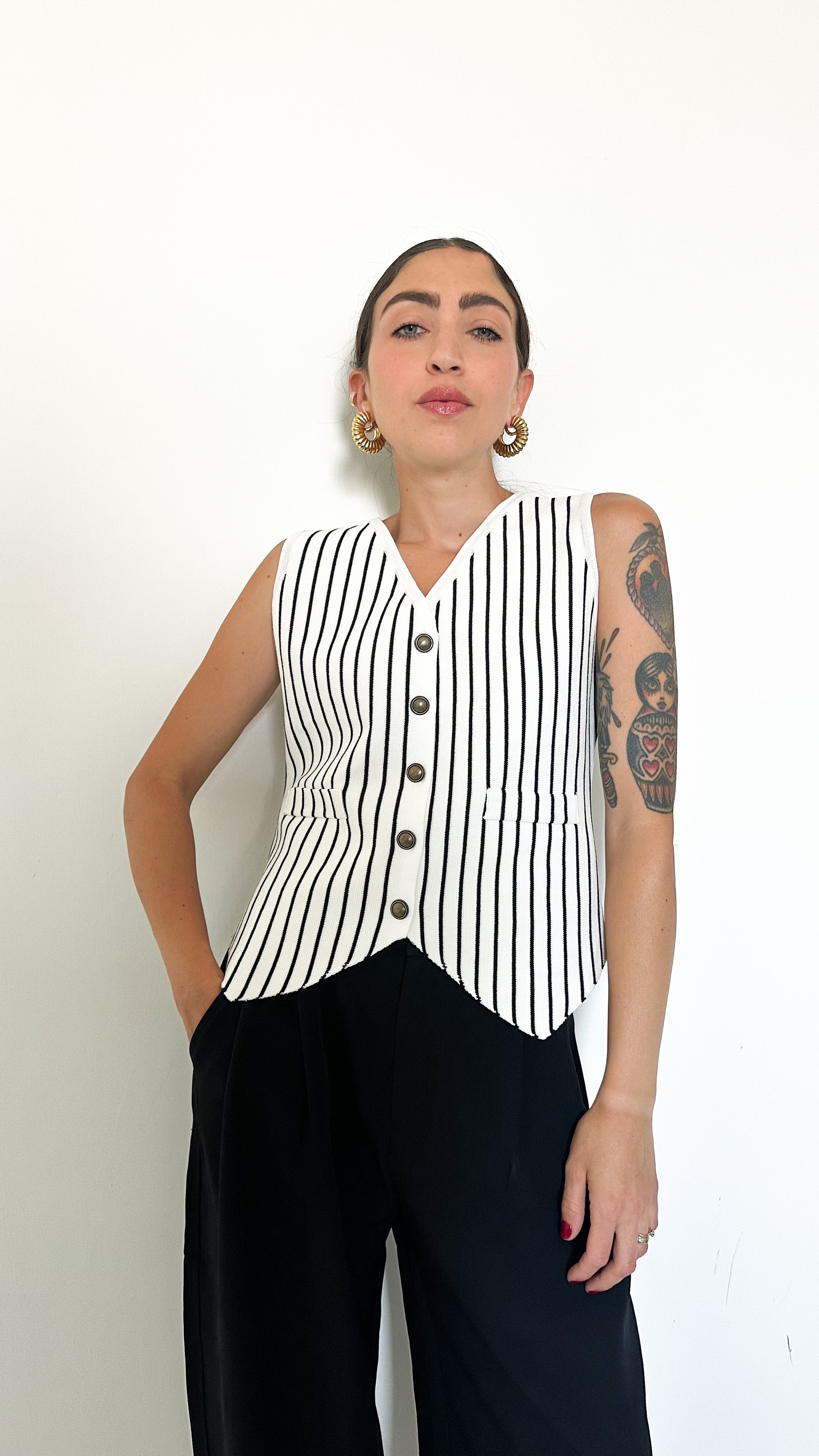 Gilet A Righe