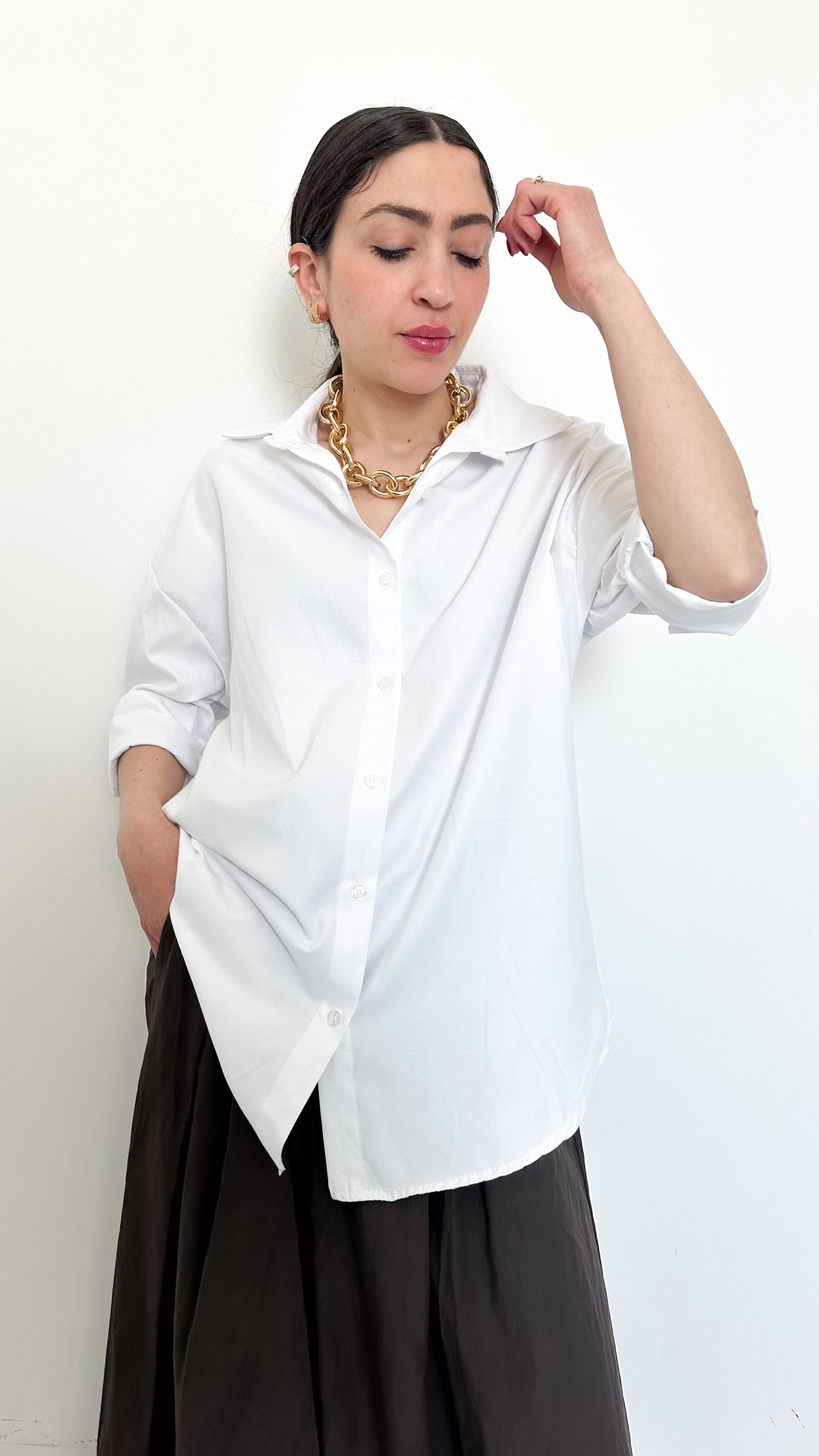 Camicia Over Bianca