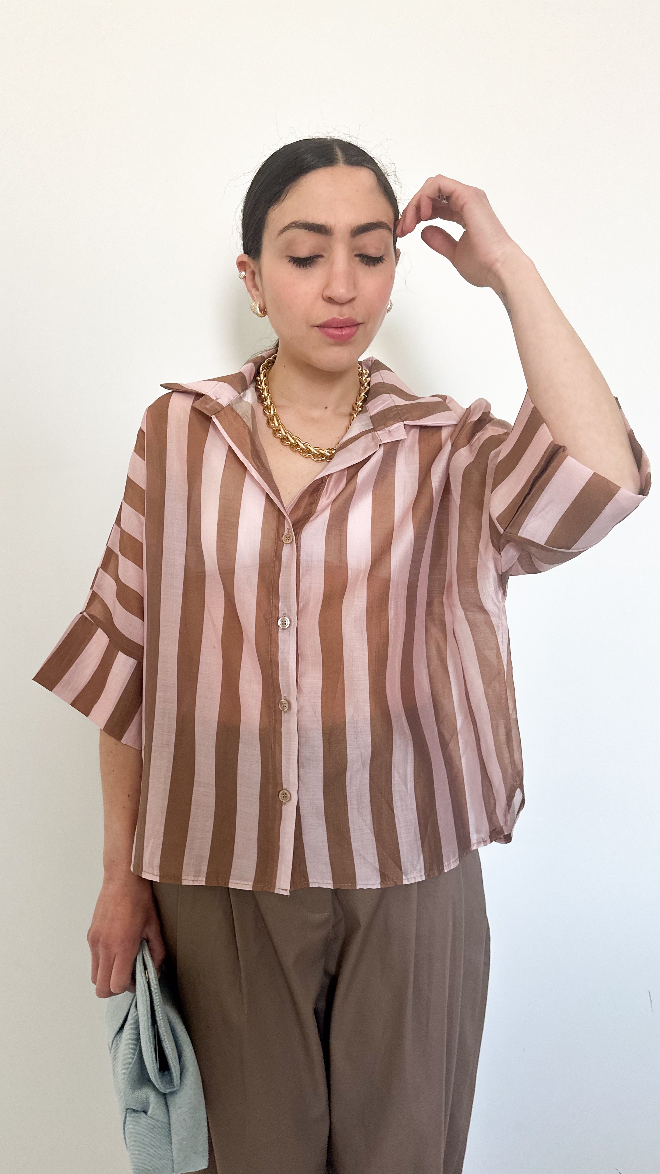 Camicia Velata A Righe
