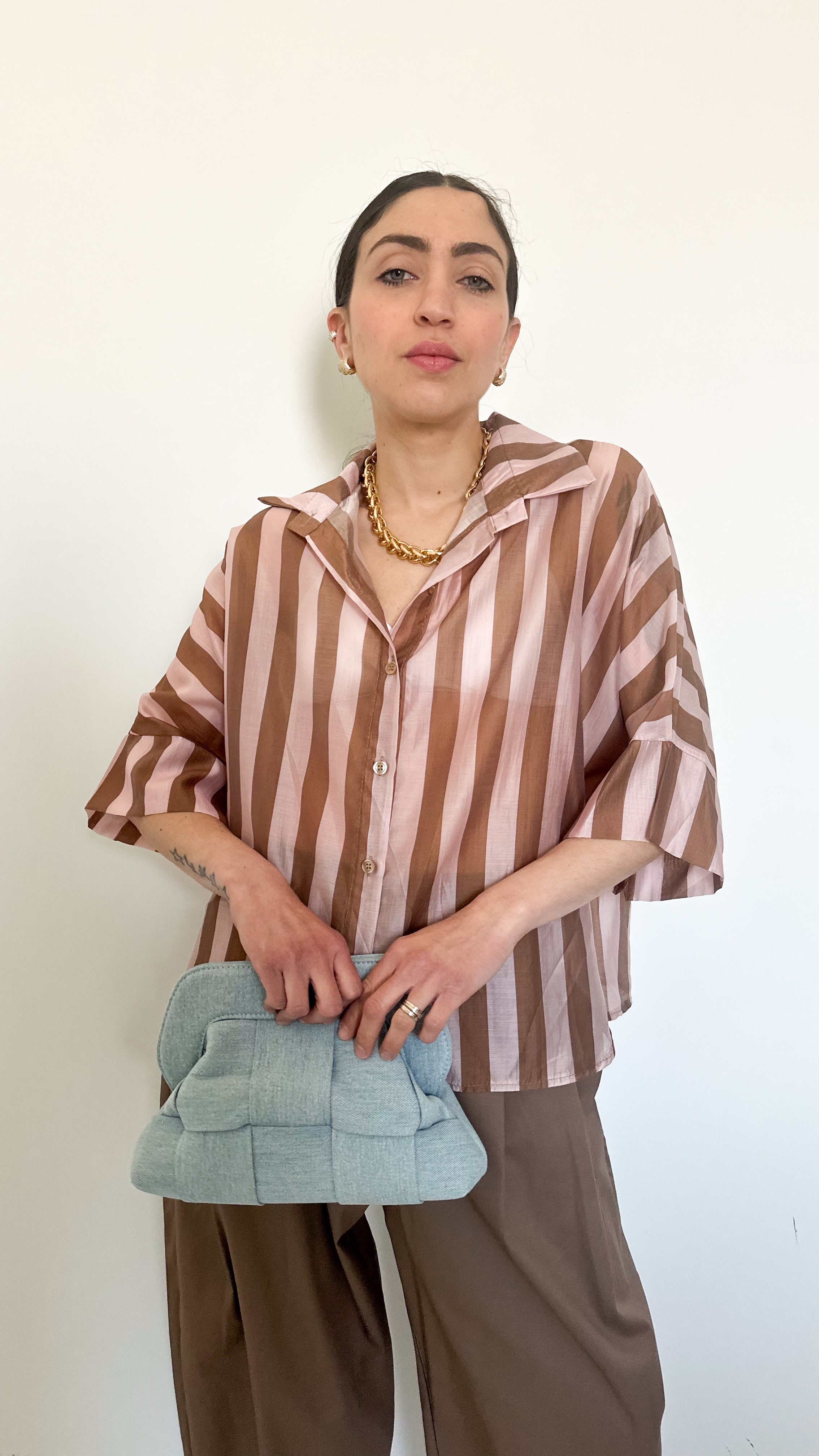 Camicia Velata A Righe