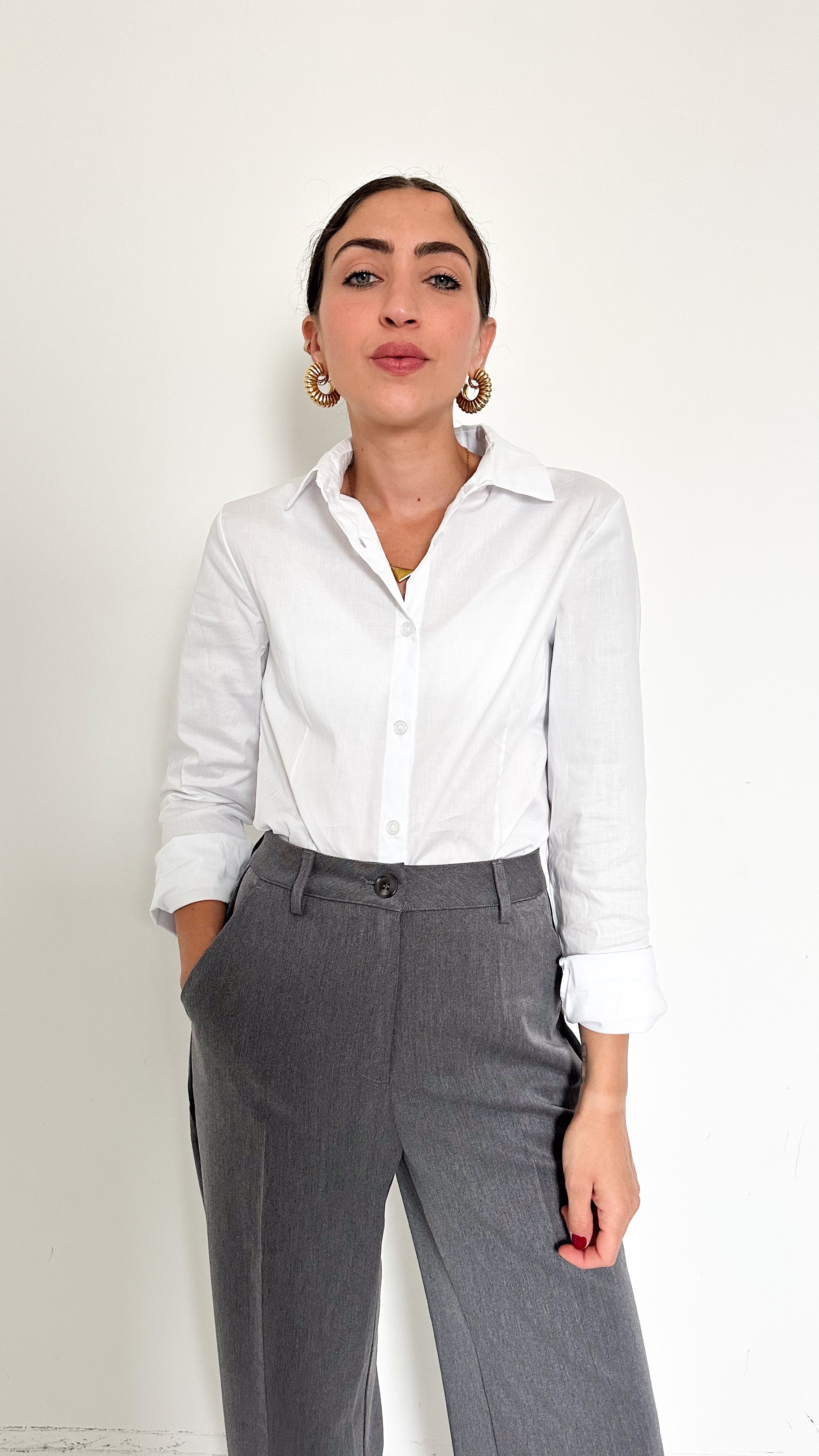Camicia Basic Bianca