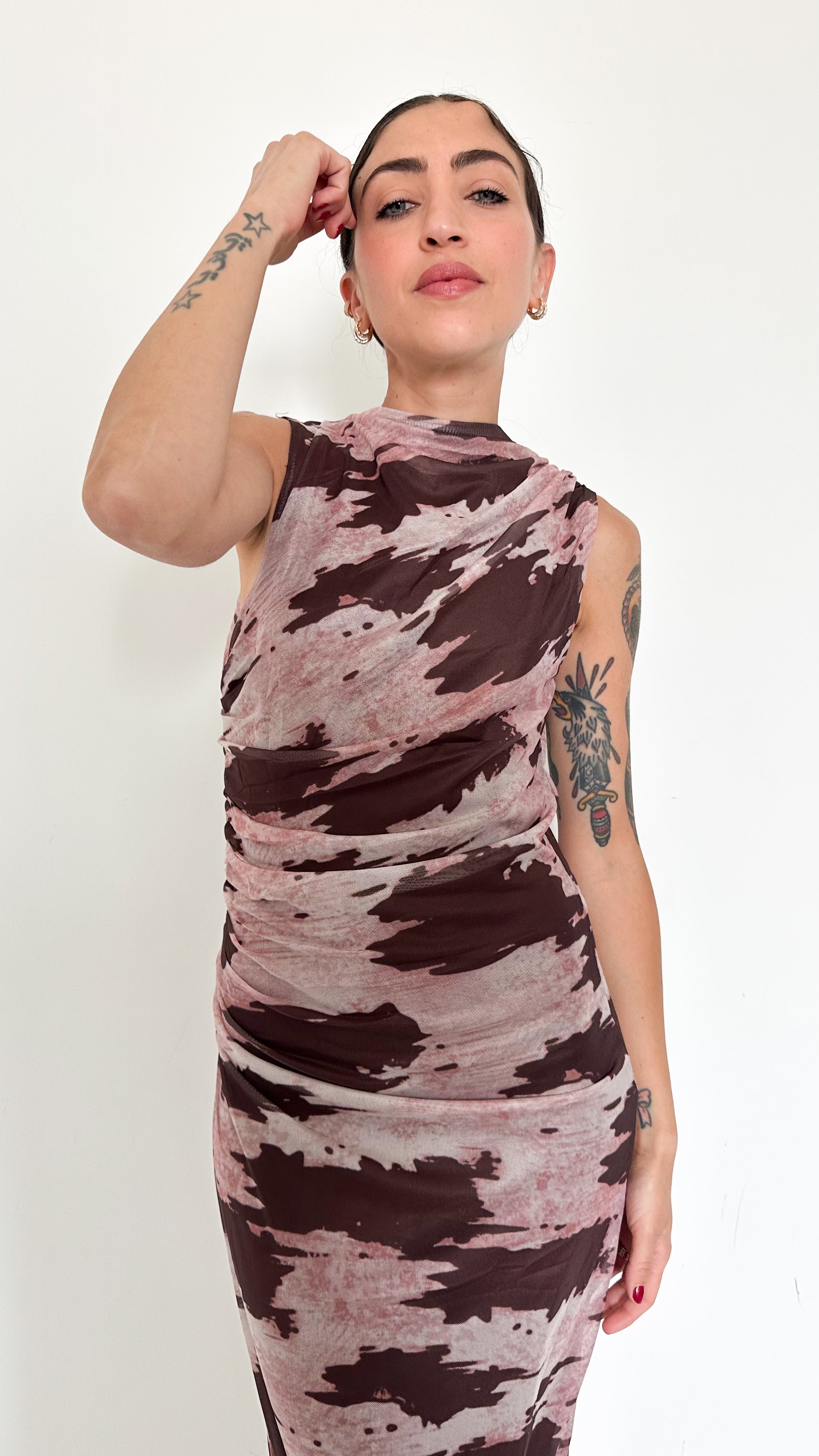 Vestito A Fantasia Con Drappeggio