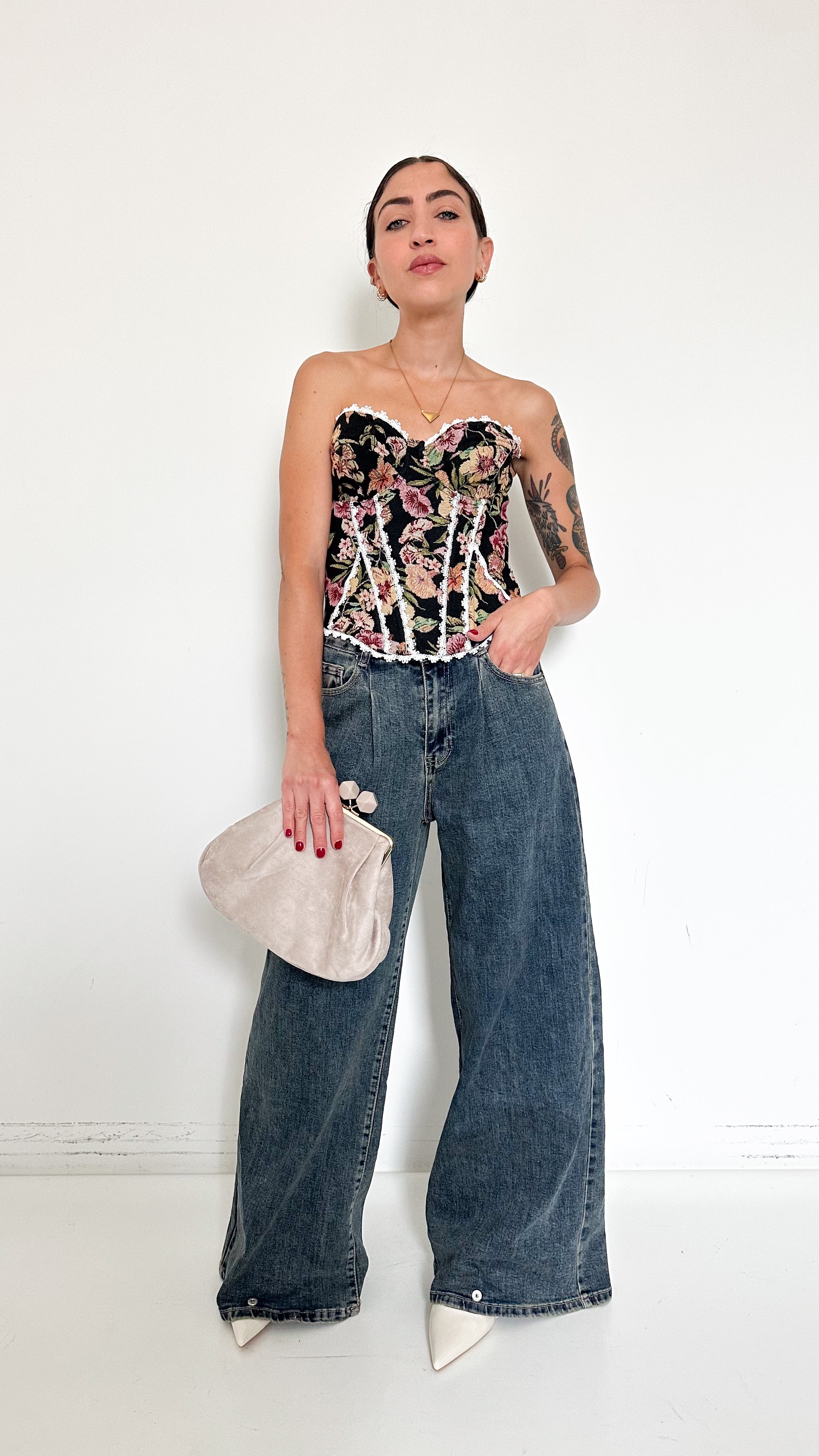 Jeans Wide Leg Barrel