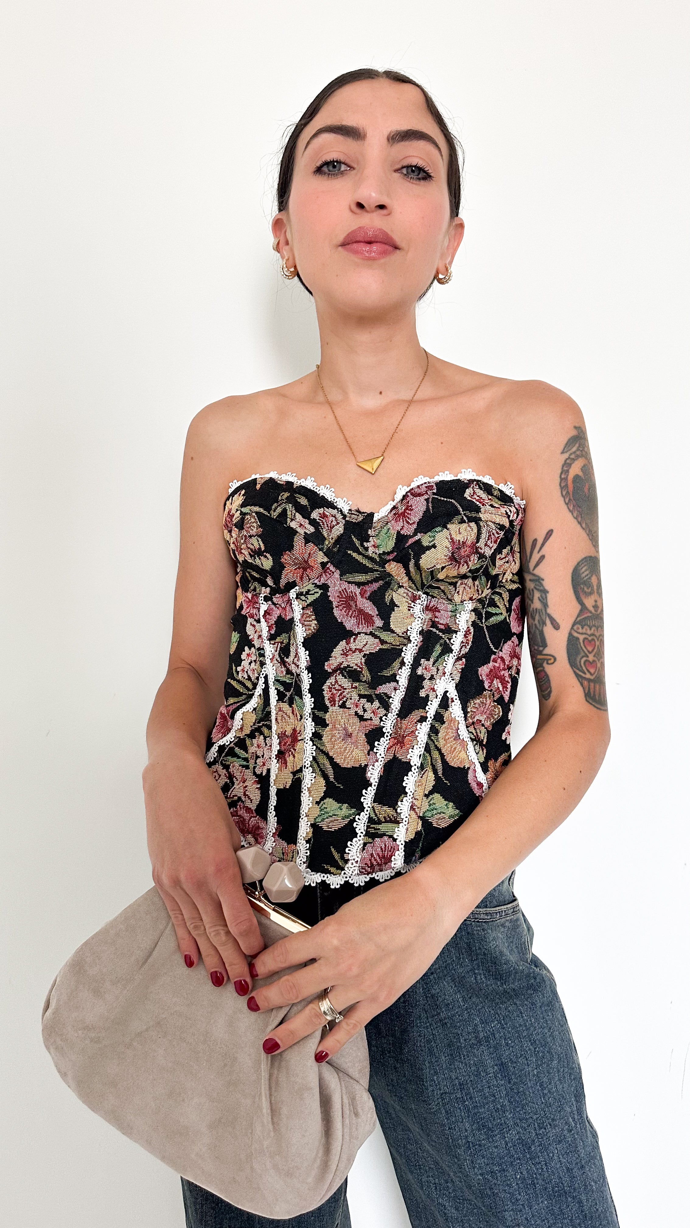 Top Corsetto A Fantasia