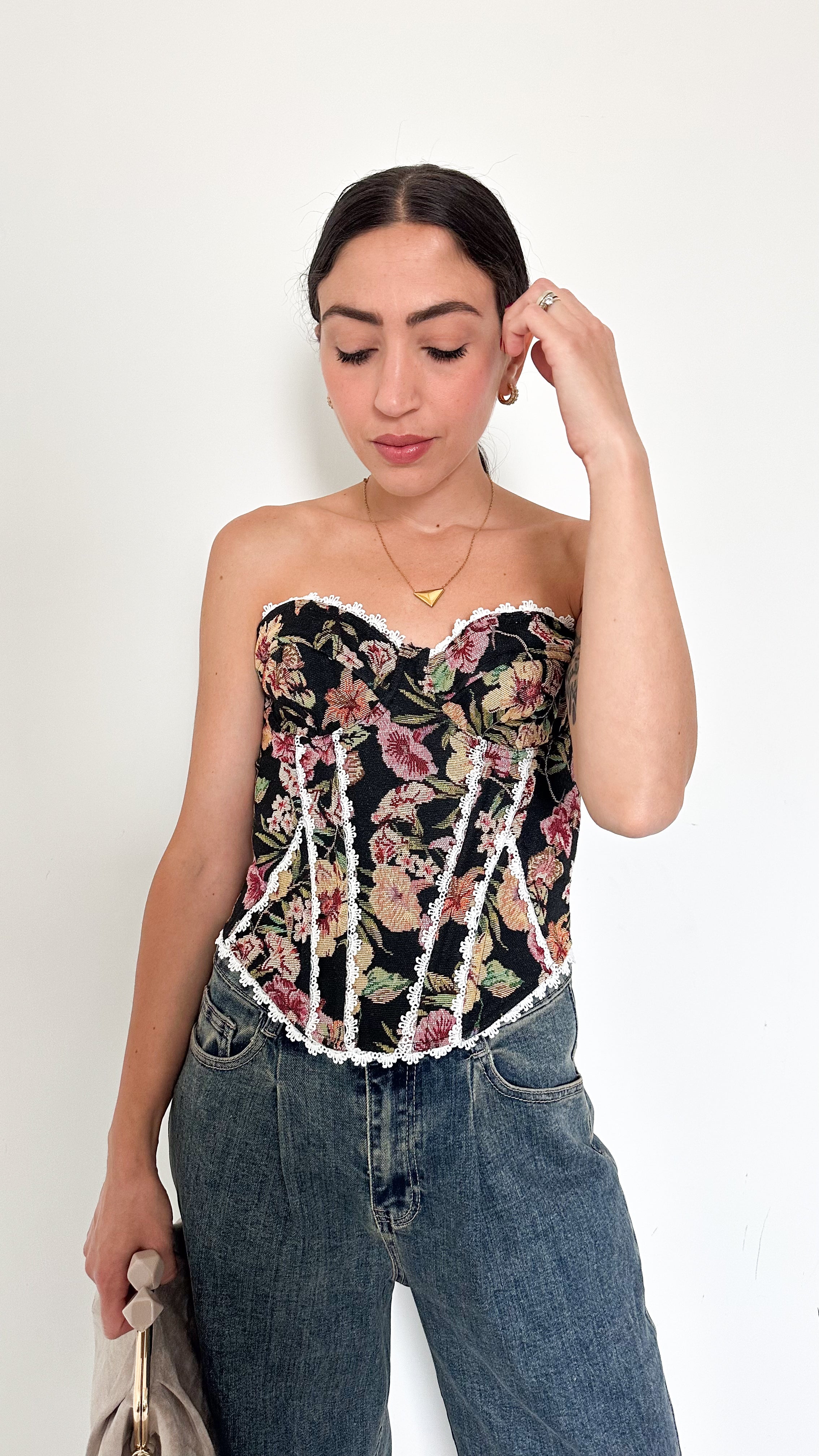 Top Corsetto A Fantasia