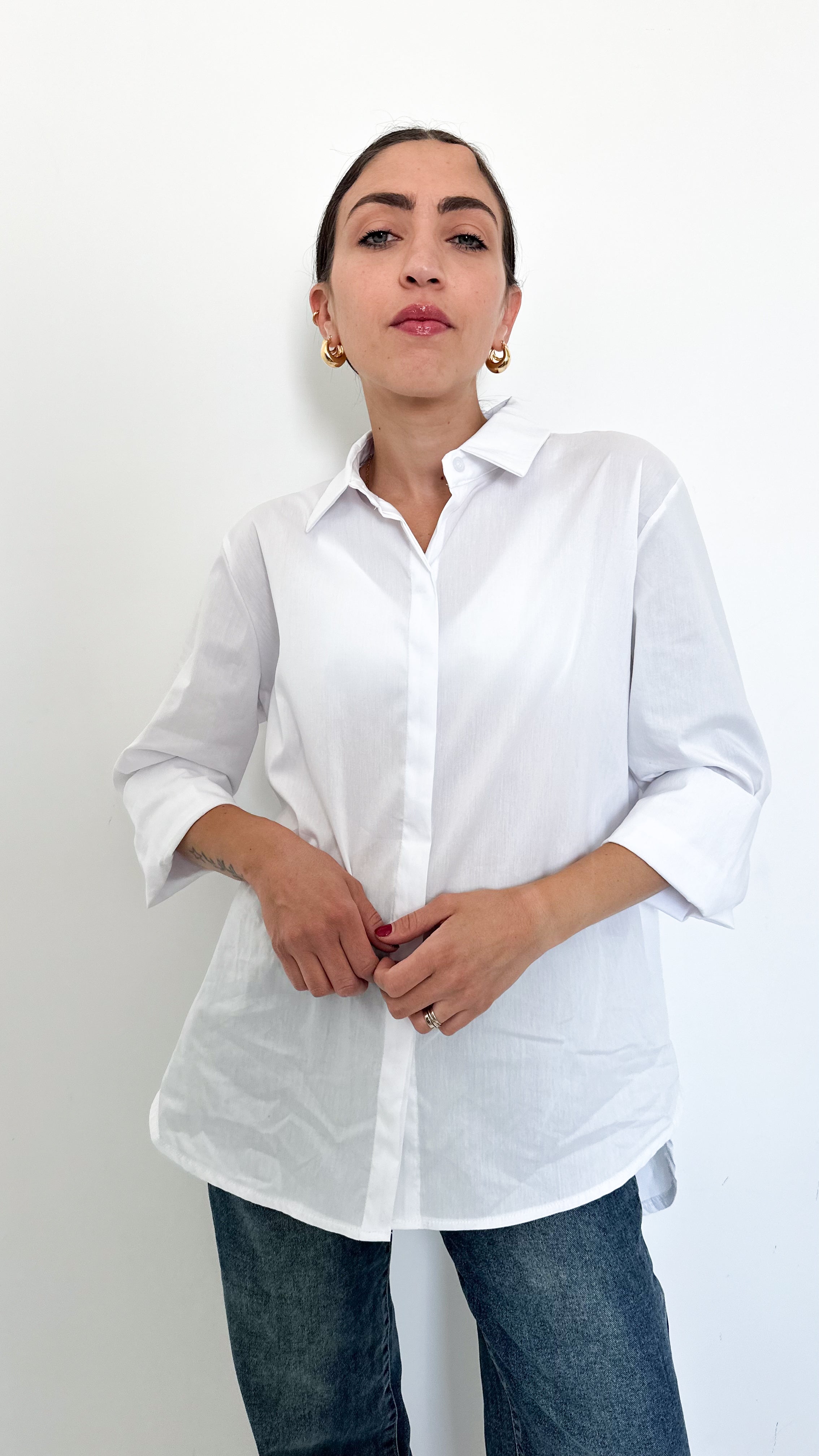 Camicia Bianca Regular Fit