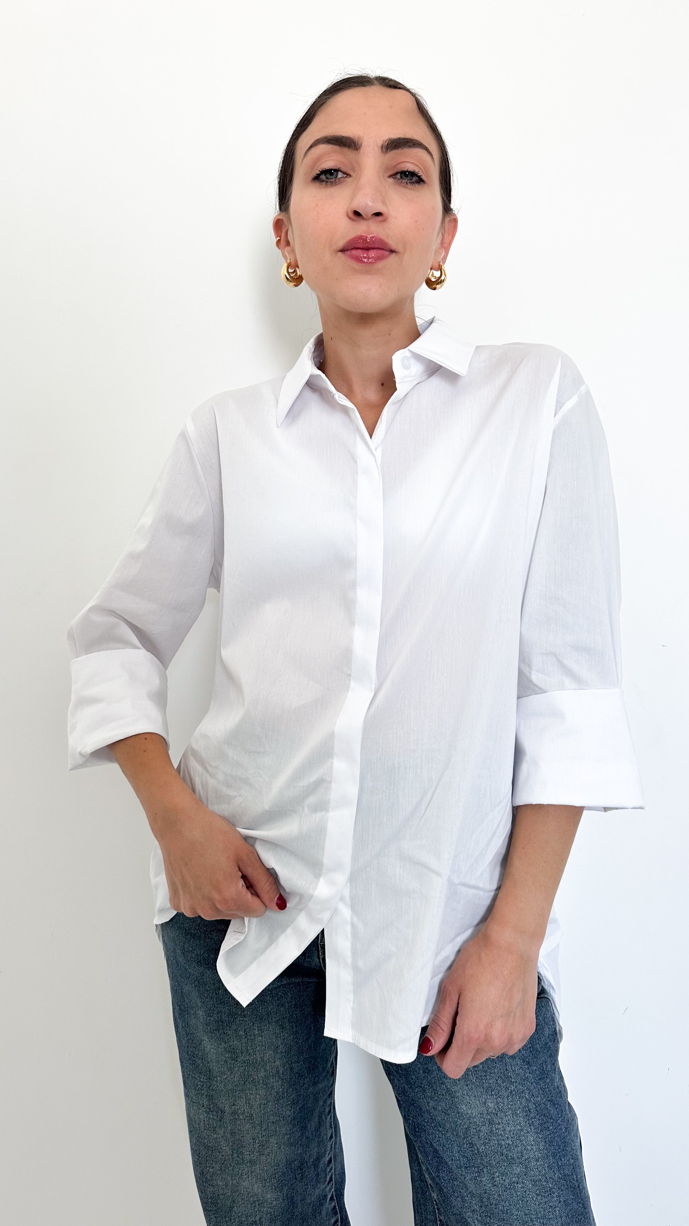 Camicia Bianca Regular Fit