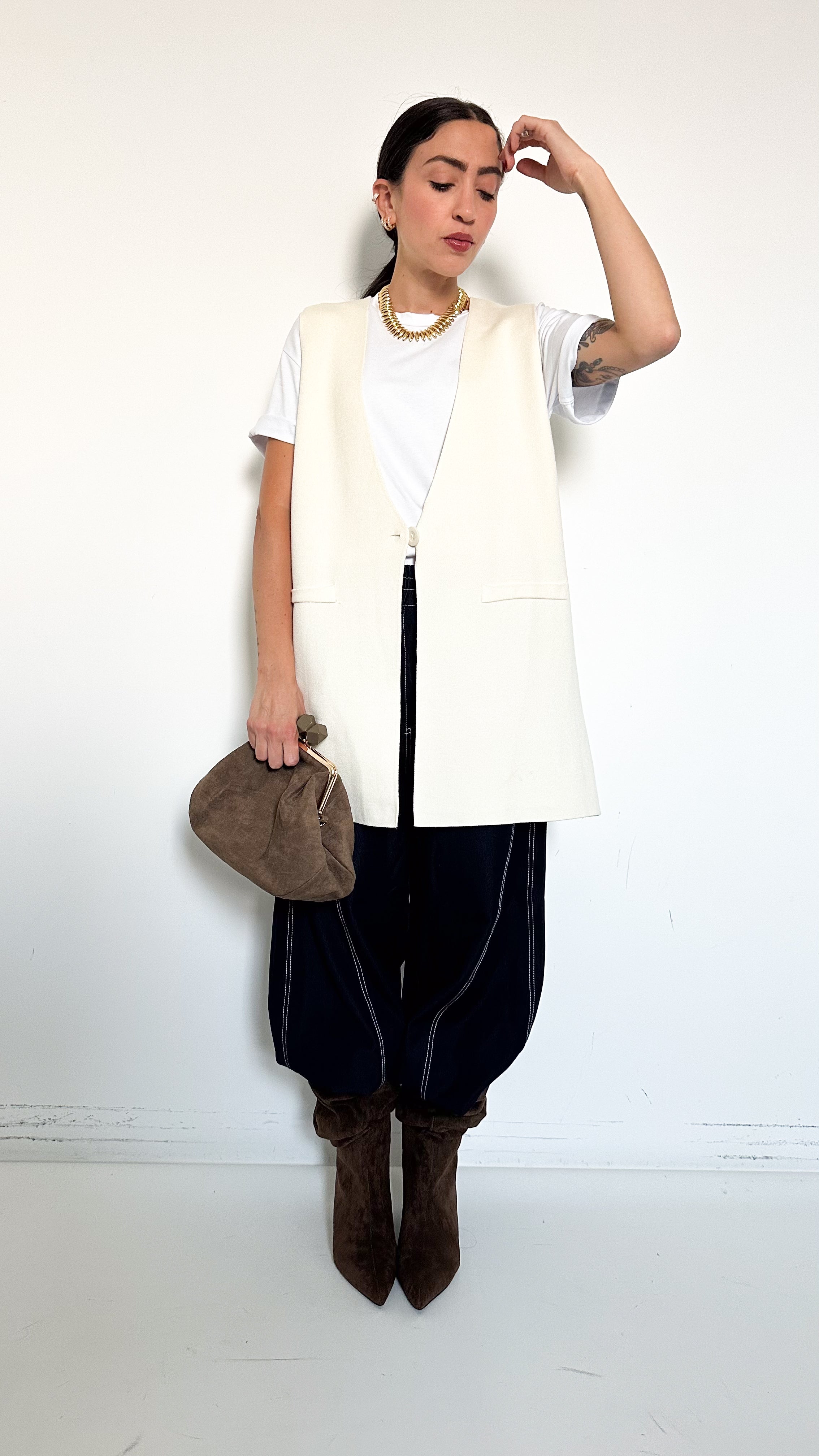 Pantaloni Wide Leg