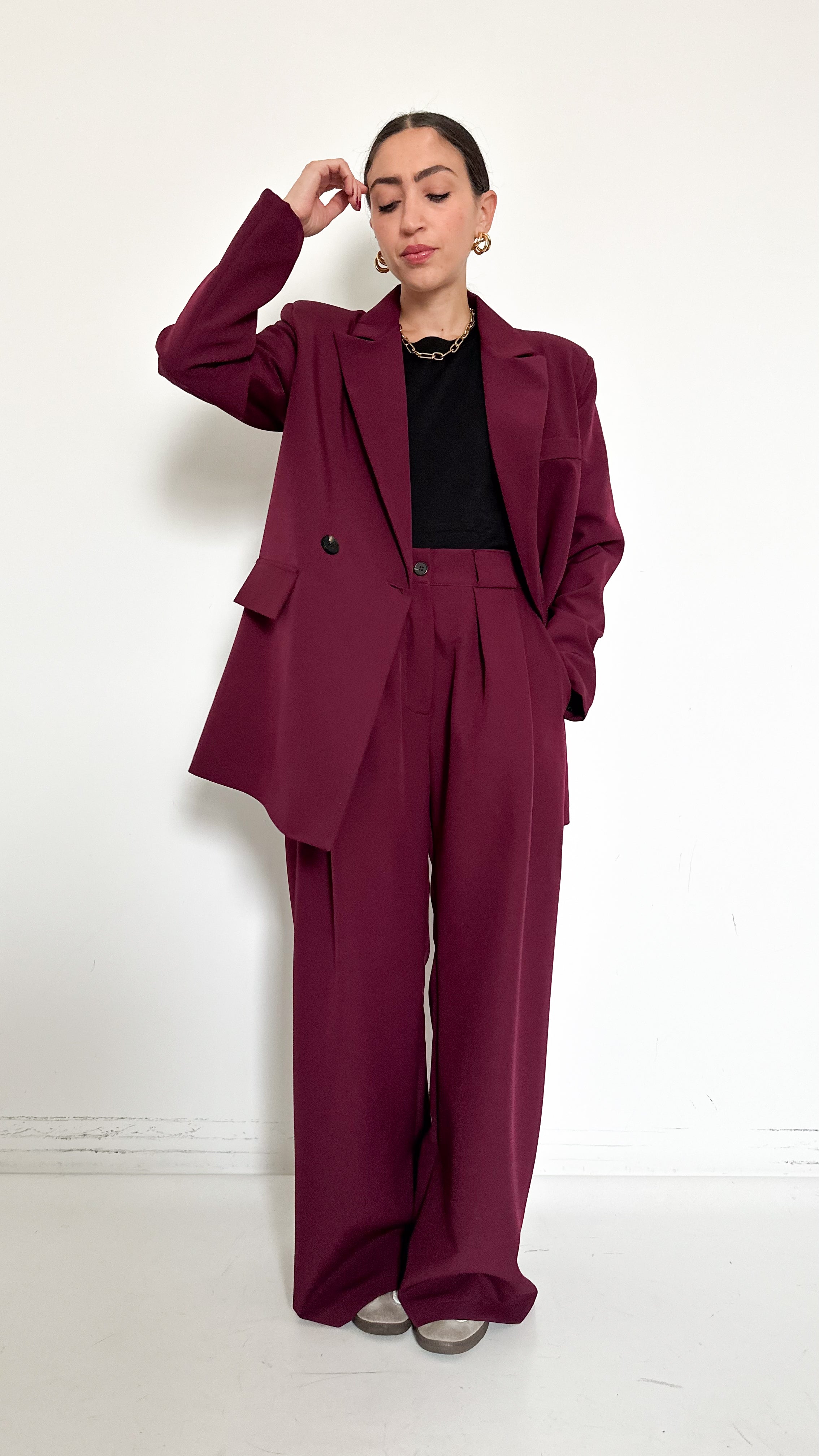 Tailleur Doppiopetto Bordeaux