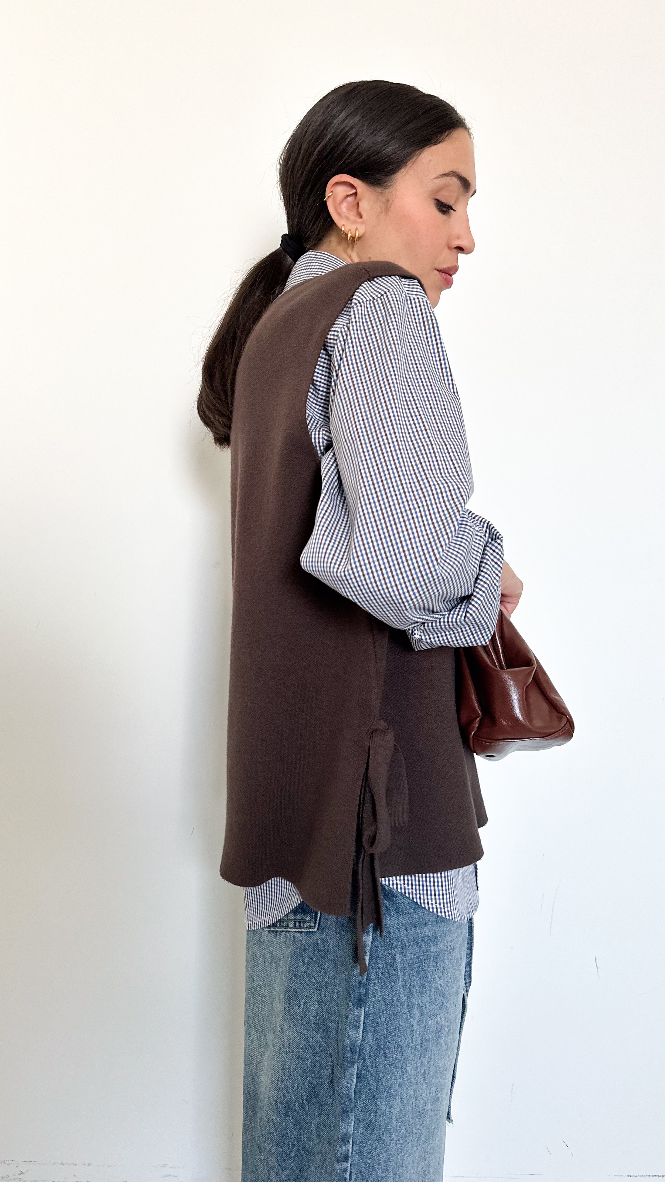 Gilet Marrone