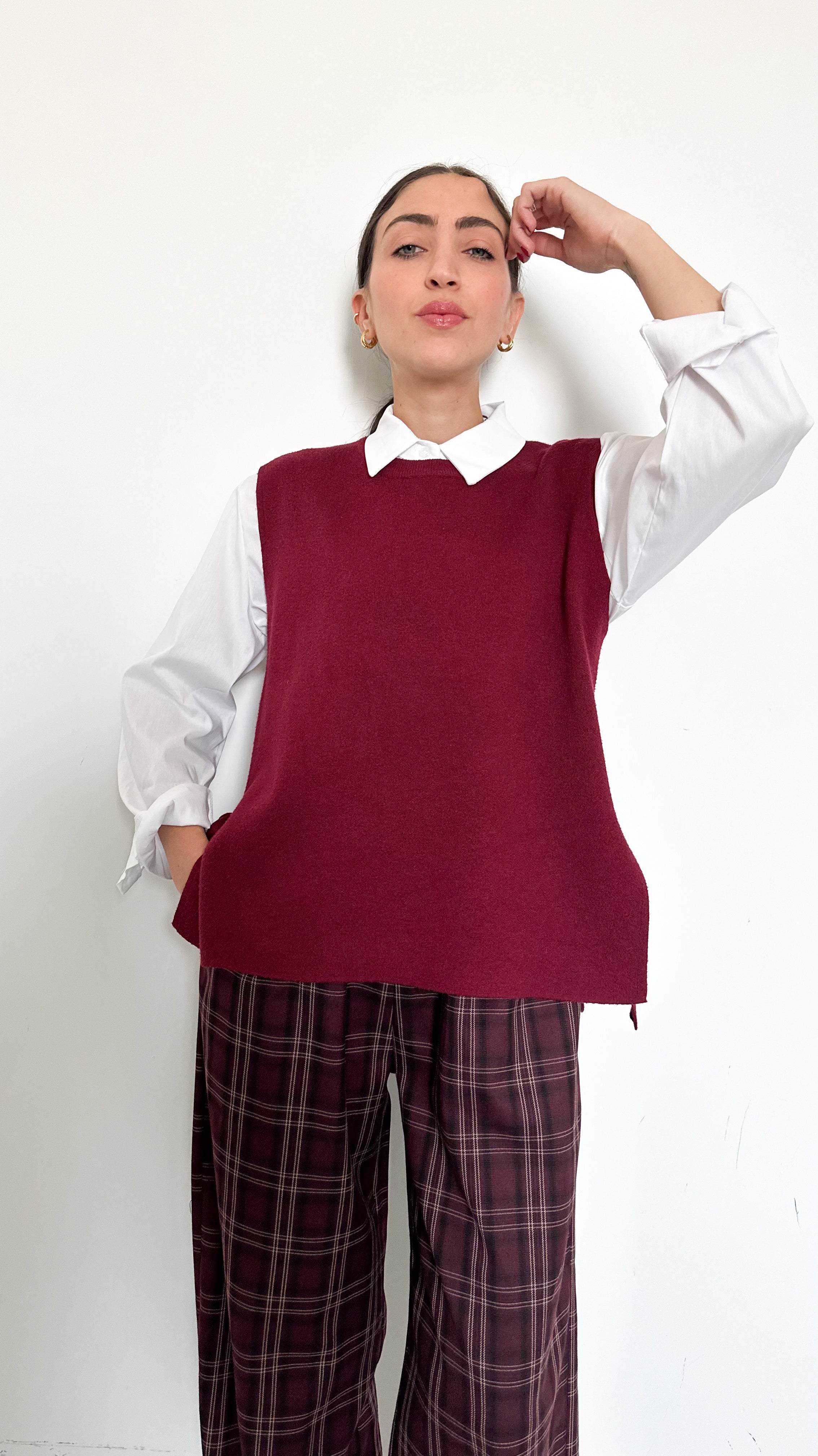 Gilet Bordeaux