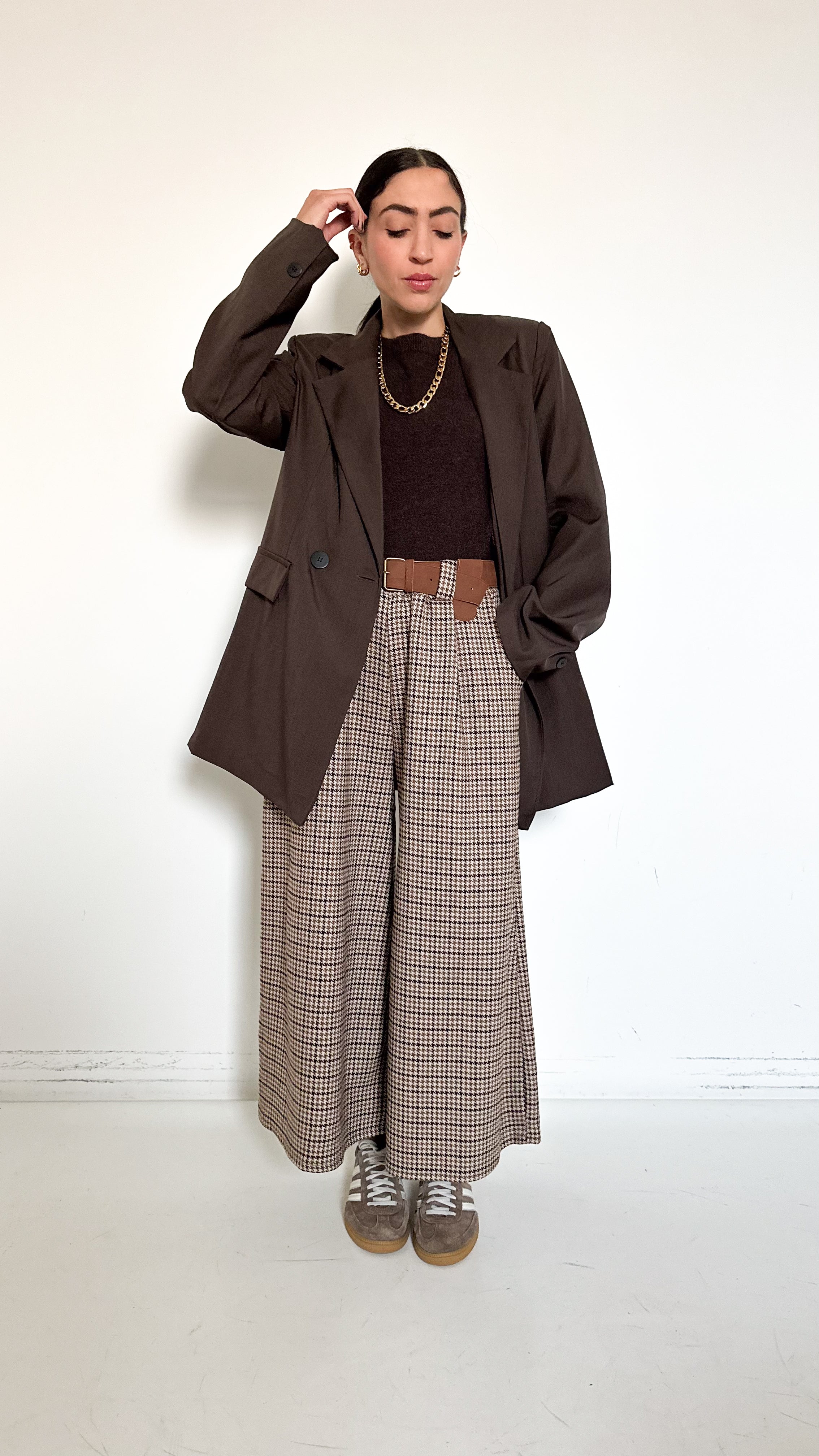 Blazer Doppiopetto Marrone