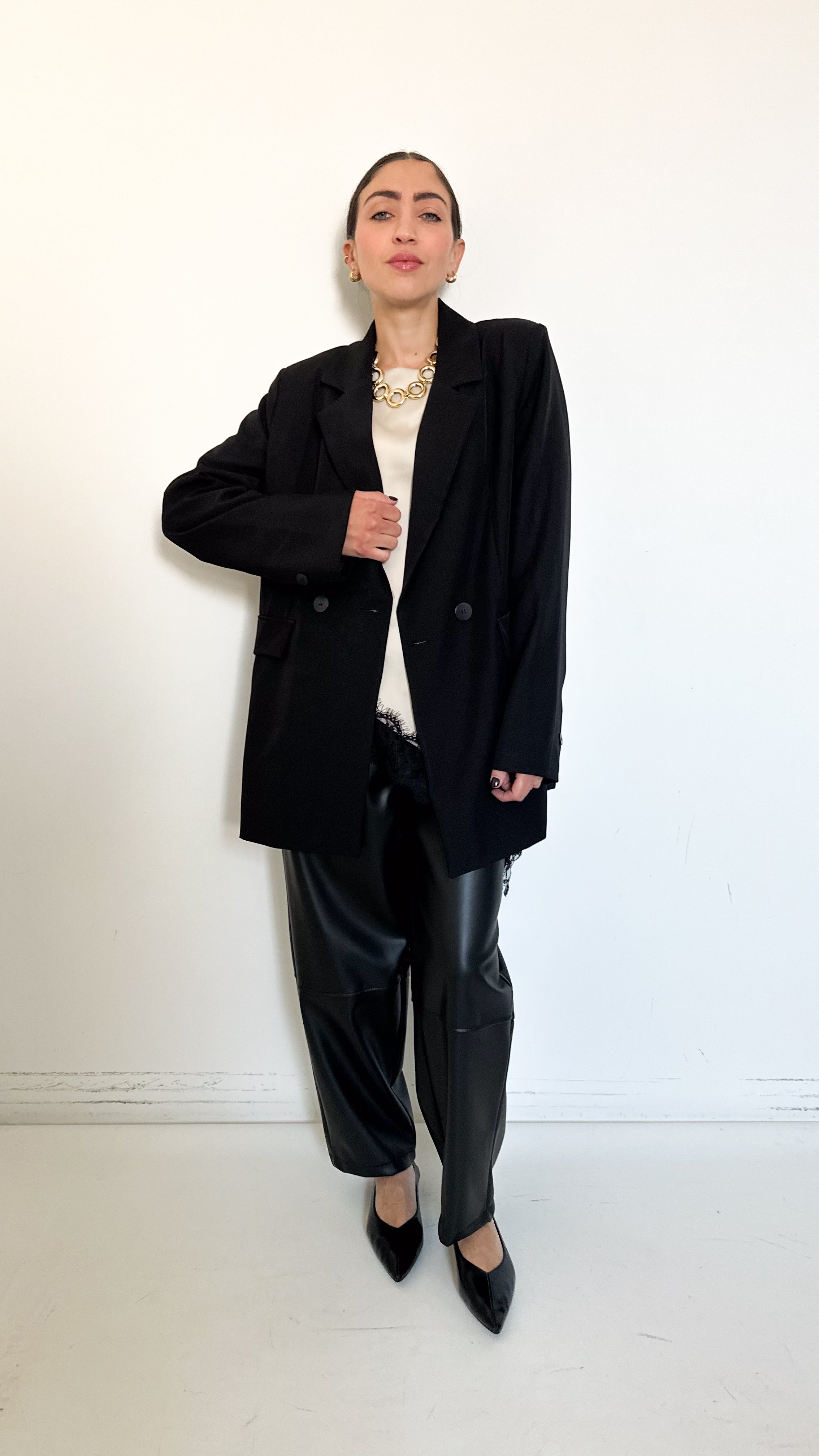 Blazer Doppiopetto Nero
