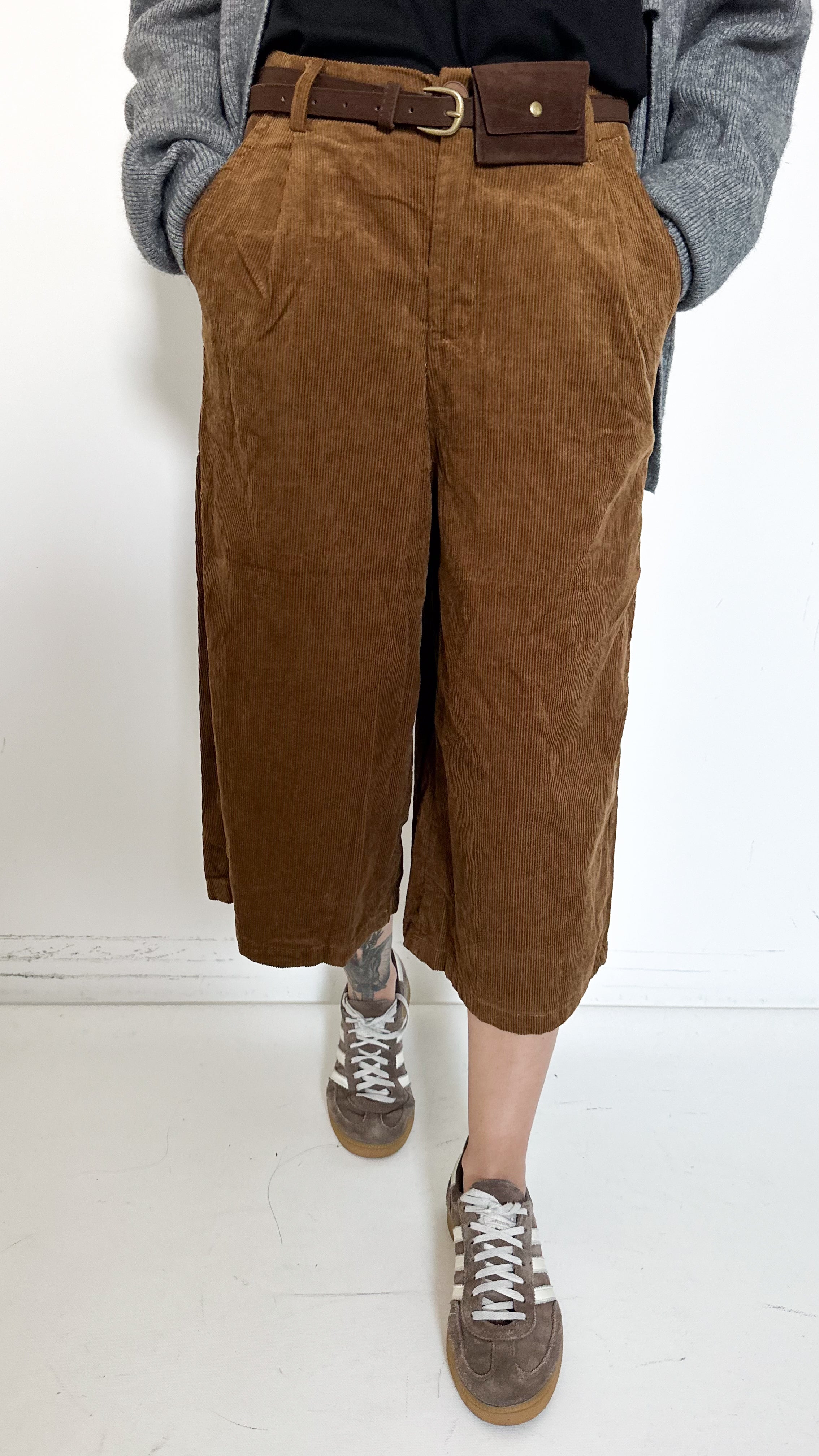 Bermuda Senape In Velluto