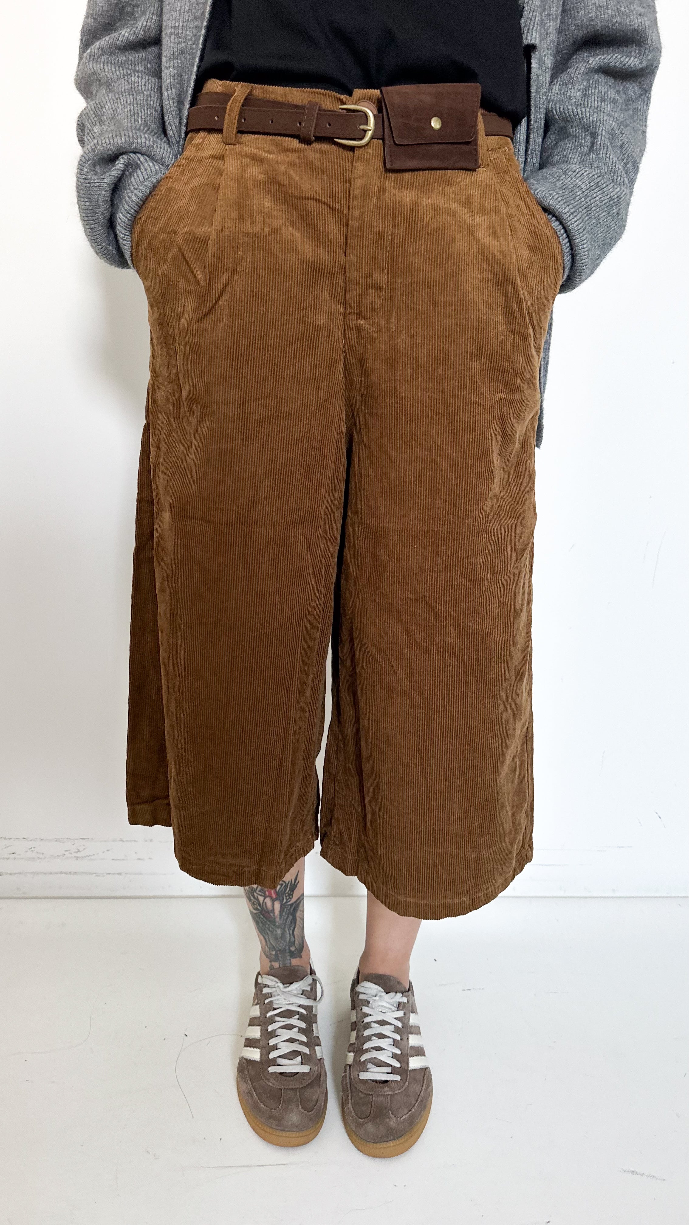 Bermuda Senape In Velluto