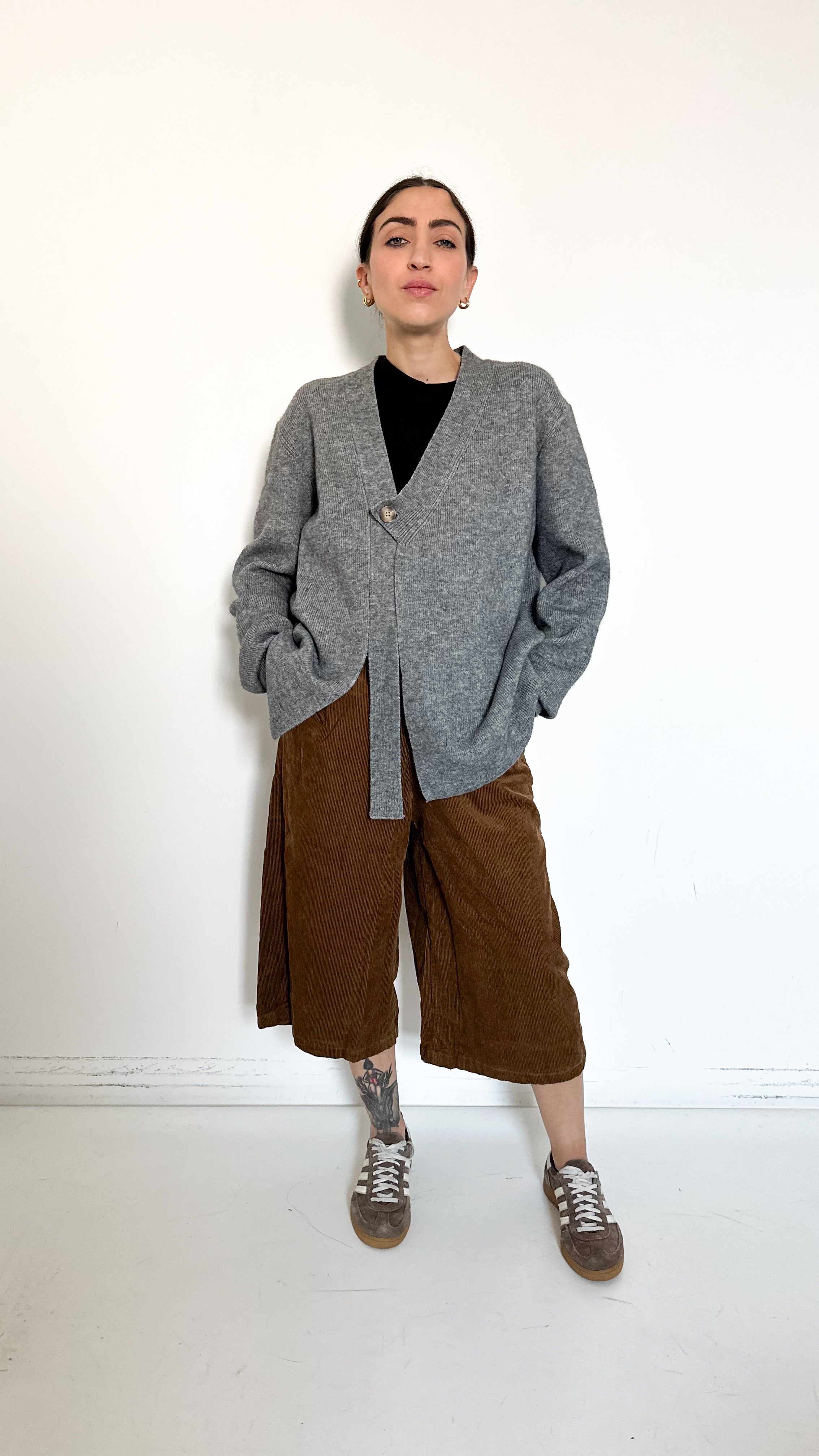 Bermuda Senape In Velluto